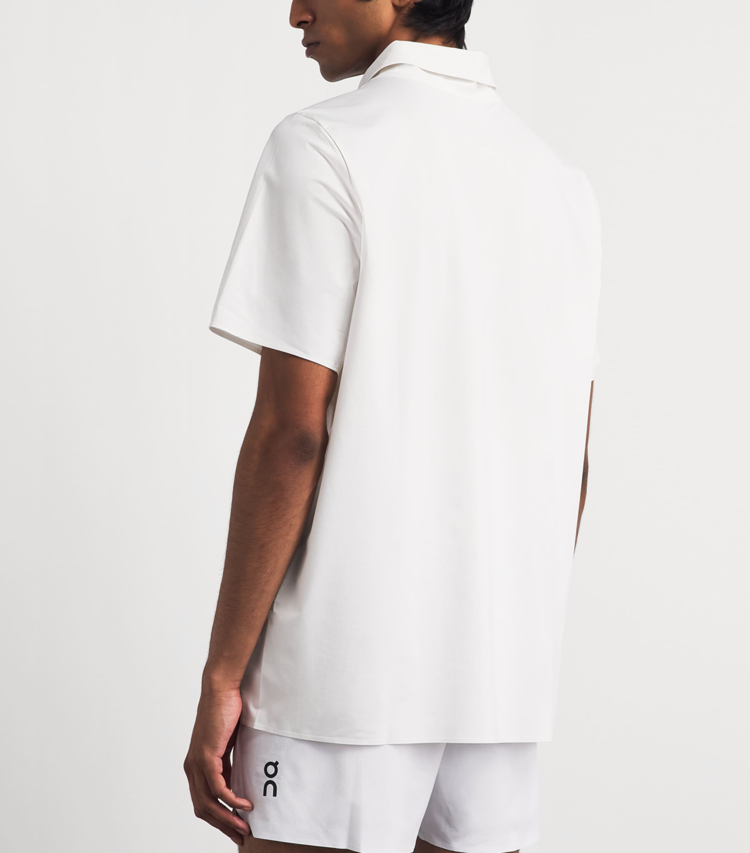 On Mens Court Polo Shirt White Image 5