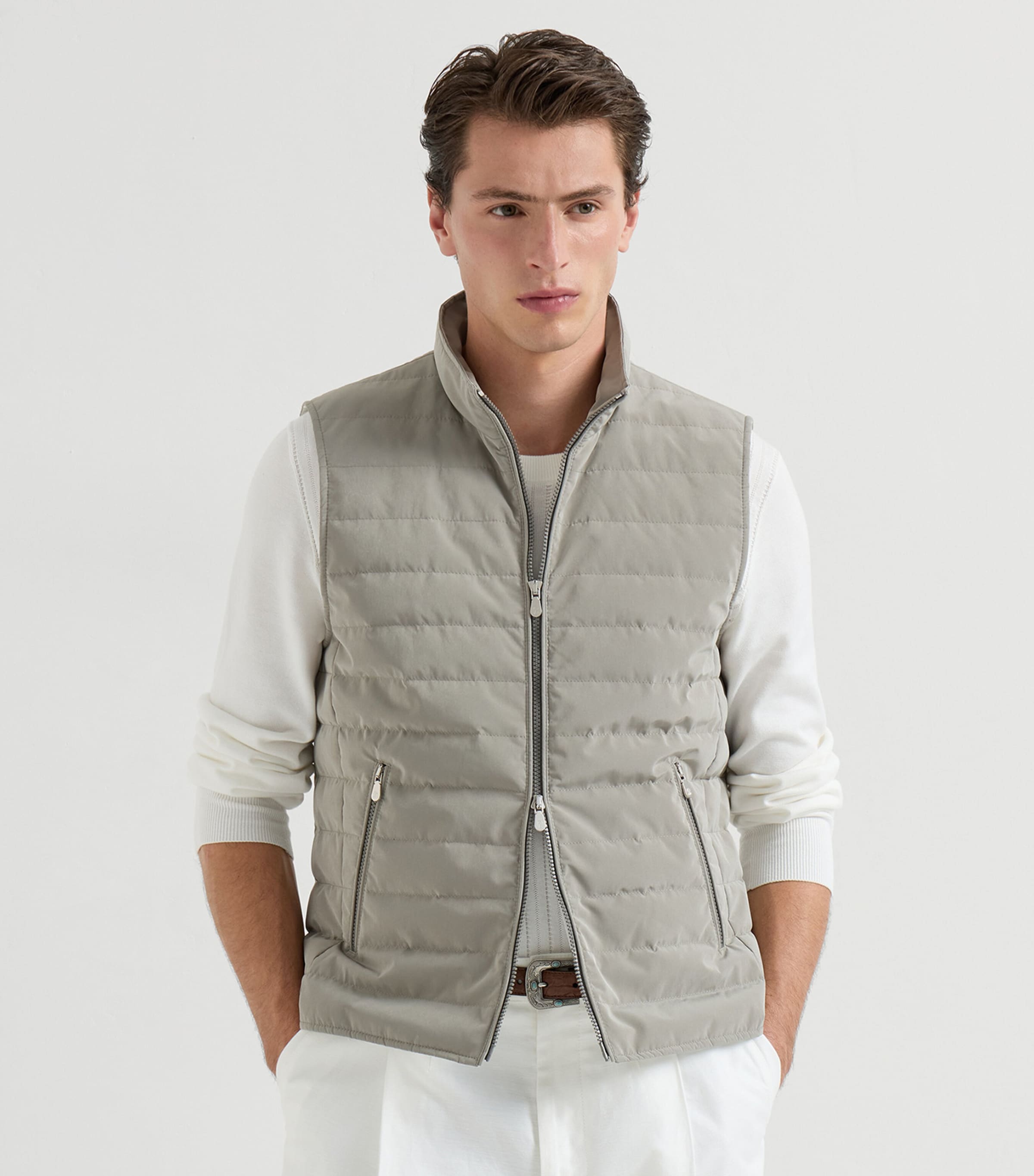 Bonded Nylon Down Gilet CFA27 Image 2