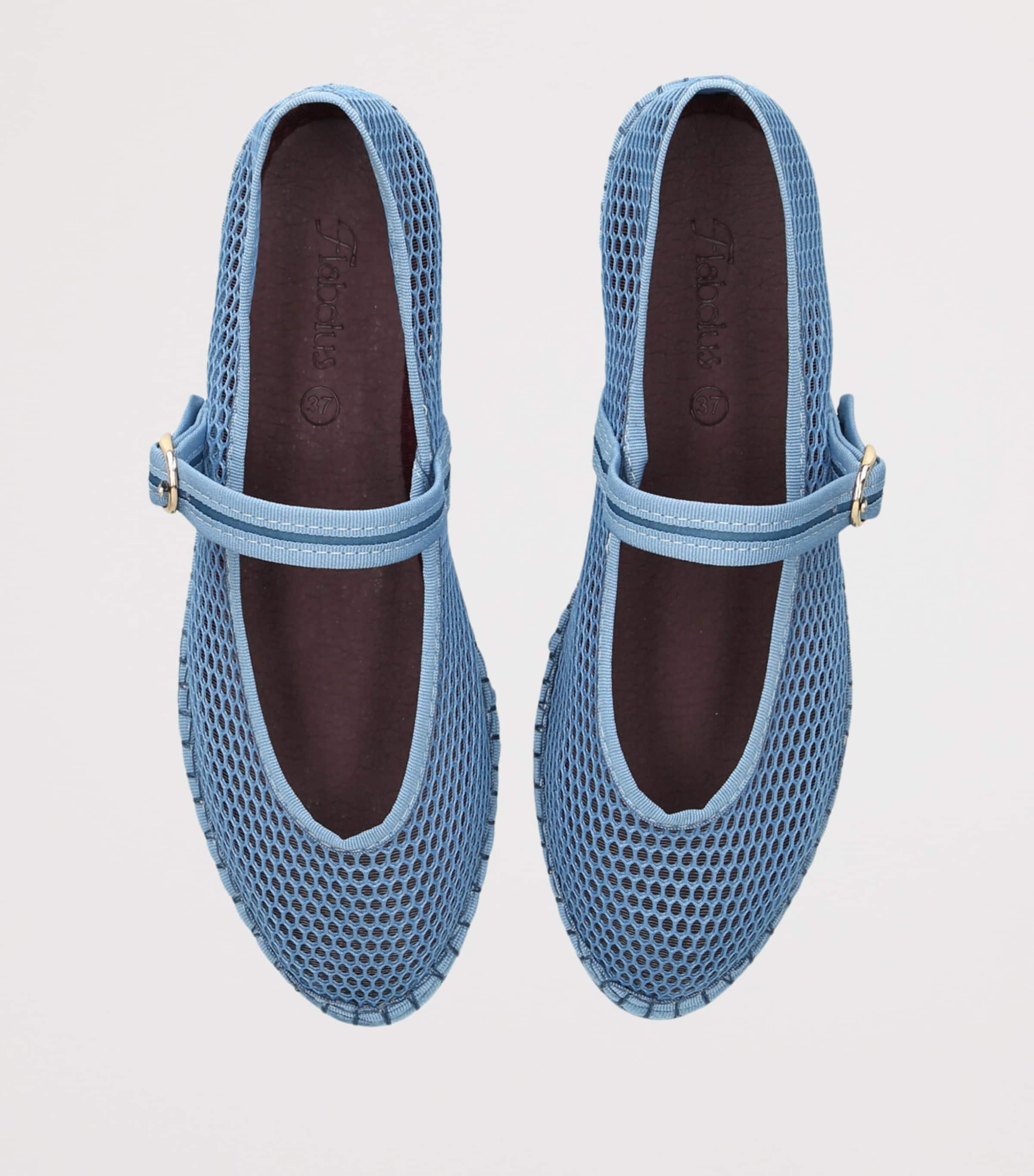 Mesh Isabella Ballet Flats BLUE Image 4