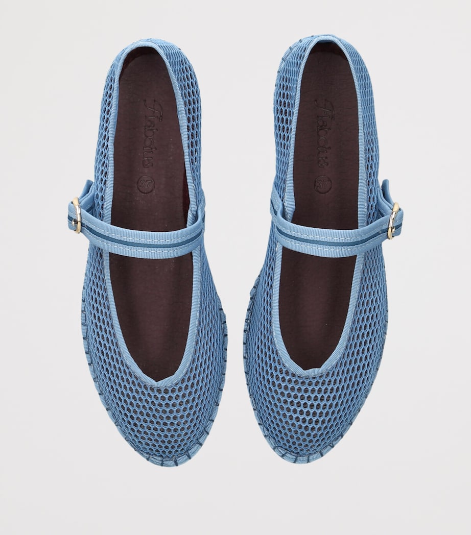 Mesh Isabella Ballet Flats BLUE Image 4