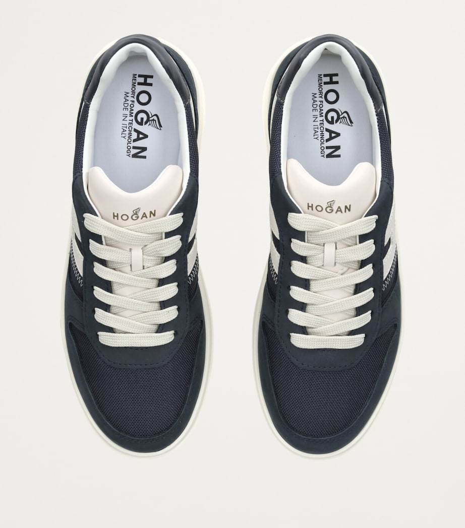 Leather H630 Sneakers NAVY Image 4
