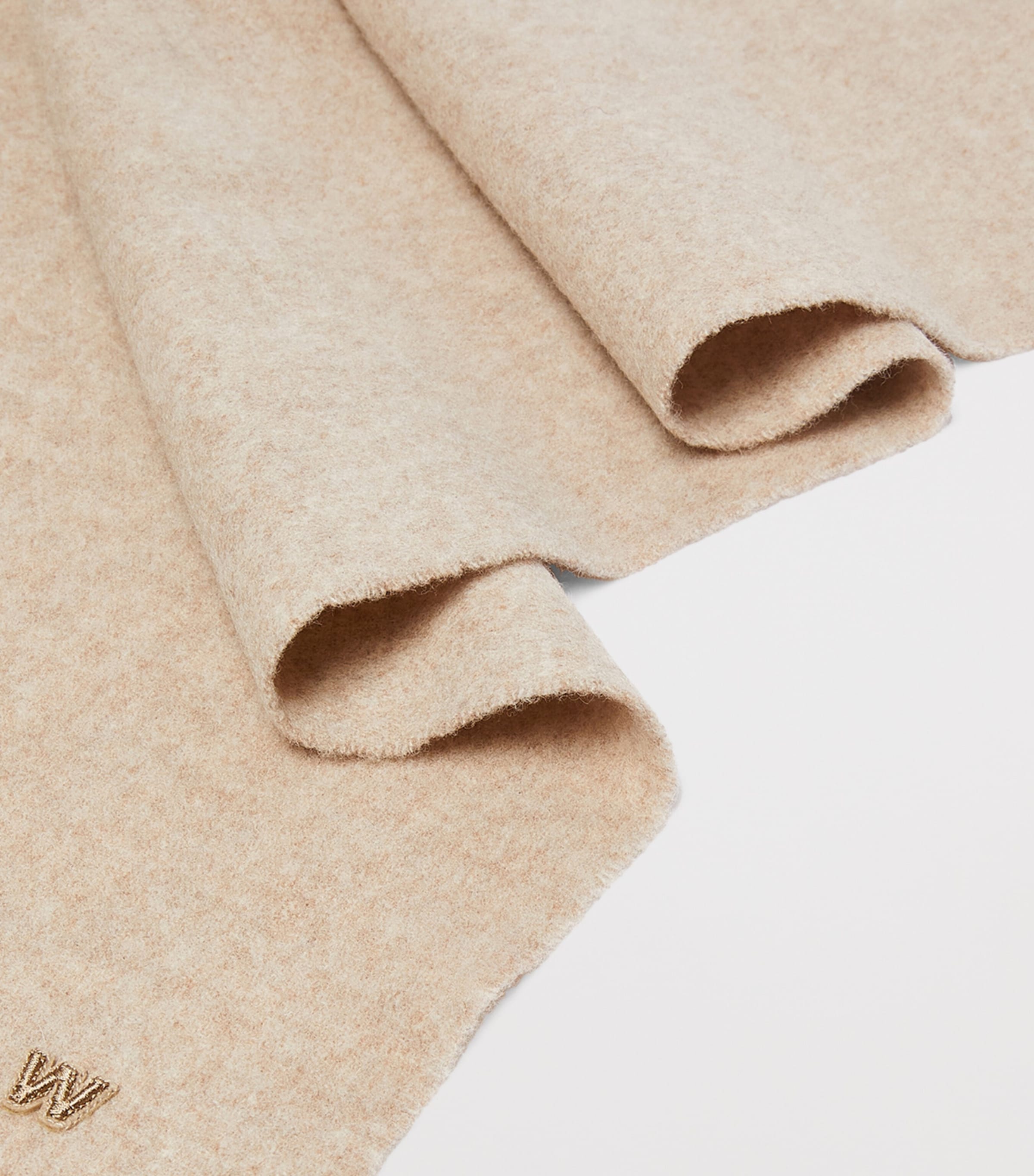 Weekend Max Mara Wool Scarf Beige Image 3