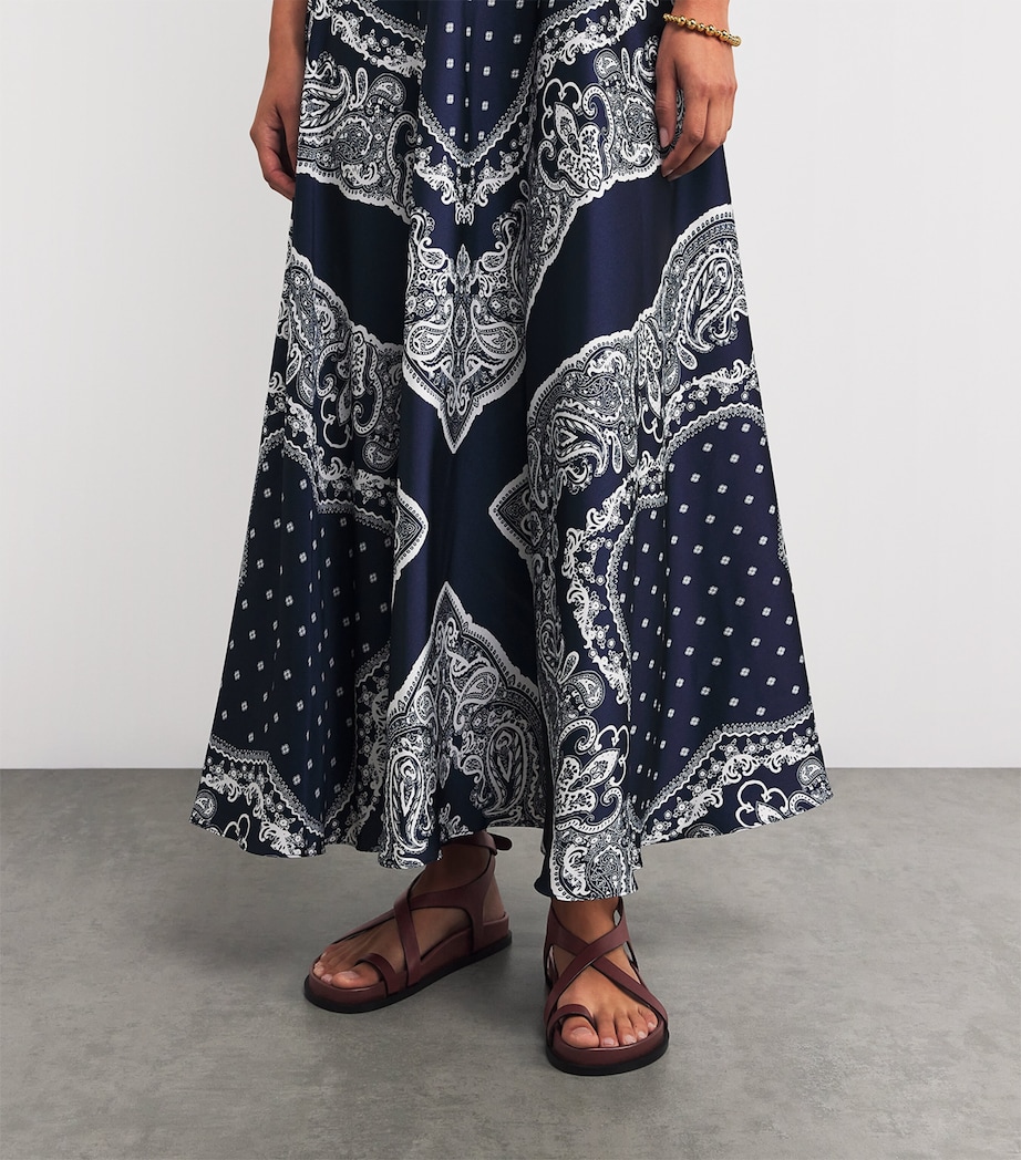 Leather Jalen Slim Sandals MERLOT Image 2