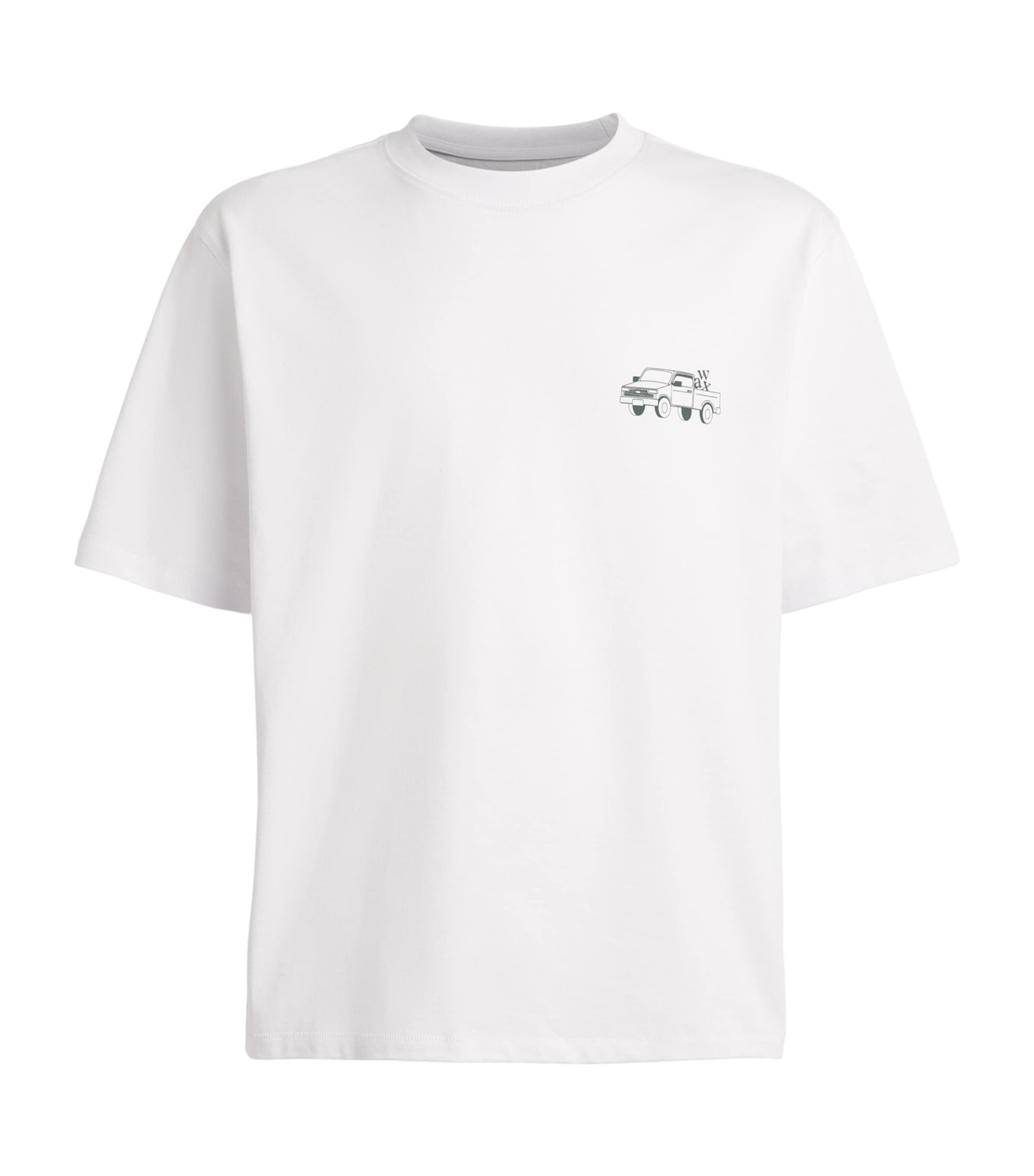 Organic Cotton Daffodil Print Milton T-Shirt DAFFODILWHITE Image 1