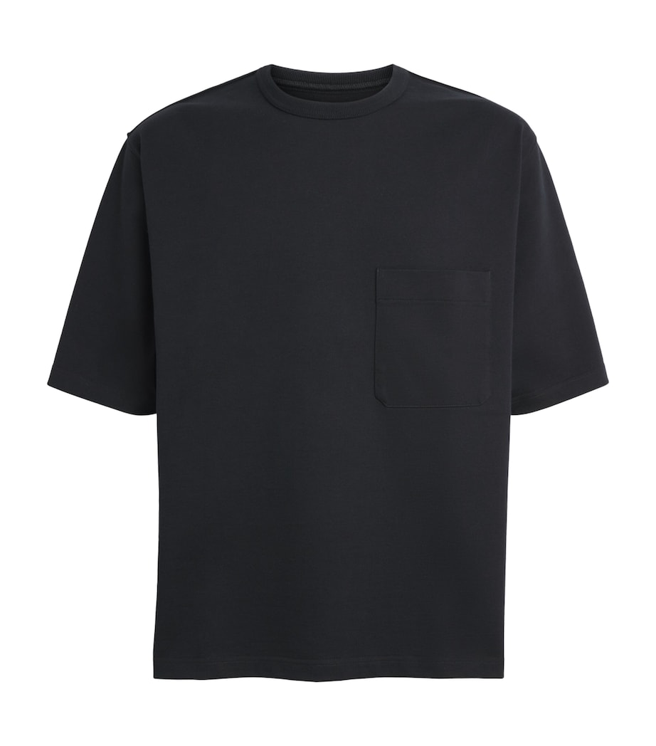 Lemaire Mens Cotton Boxy T-Shirt Black Image 1