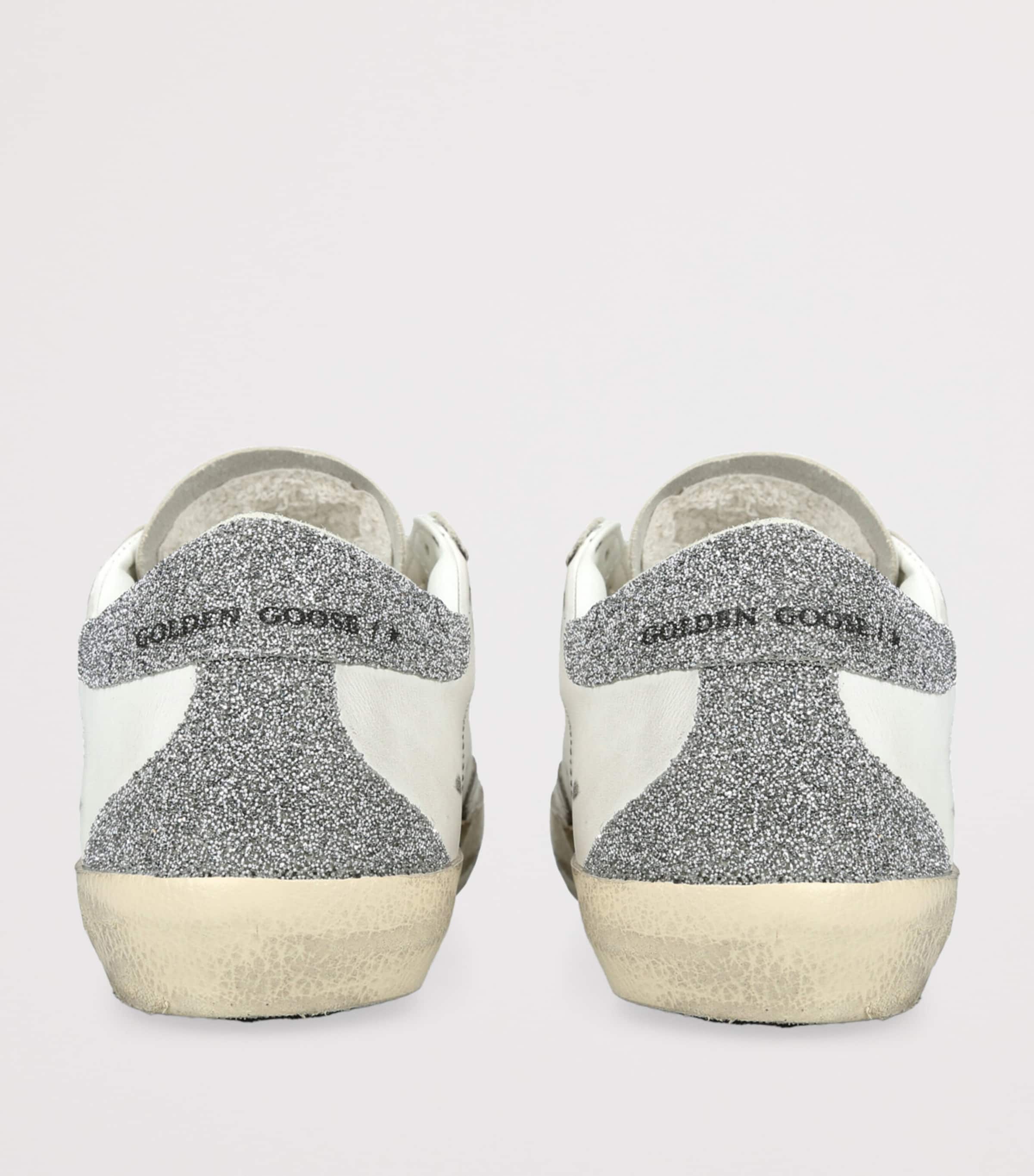 Golden Goose Leather Super-Star Sneakers White/oth Image 2