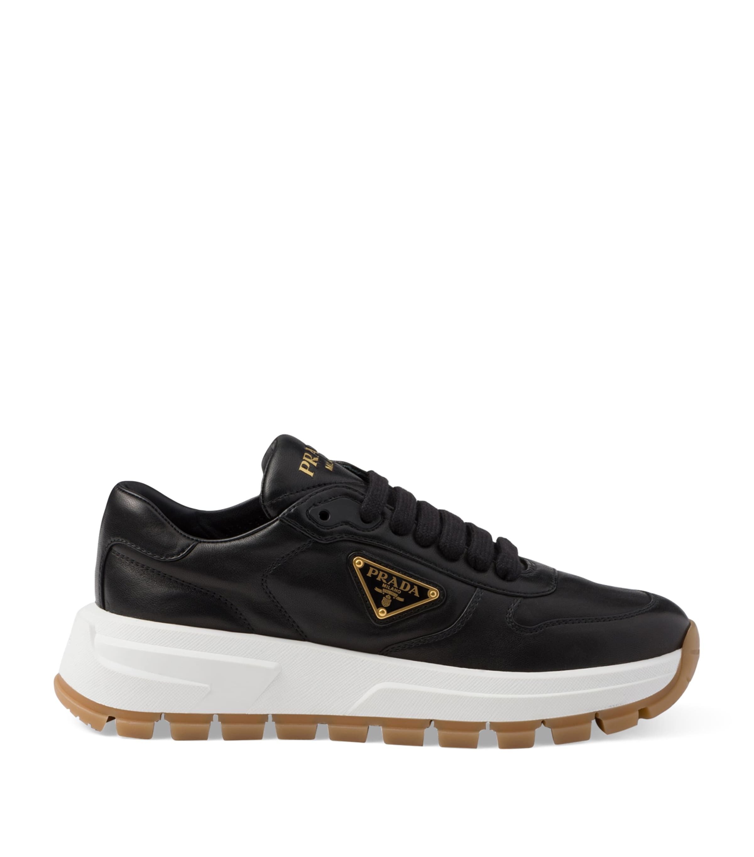 Leather Triangle Sneakers F0632 Image 1