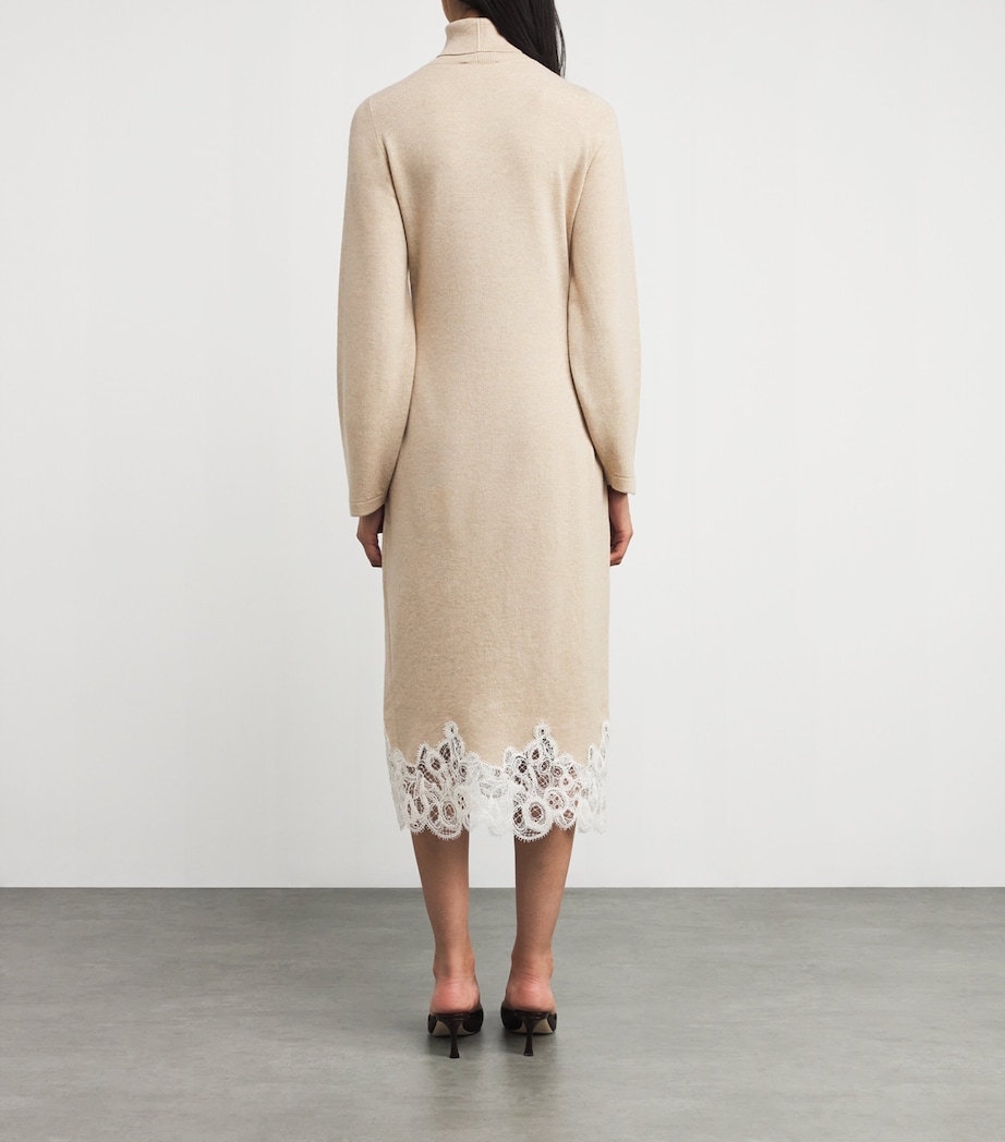 Wool-Silk-Cashmere Midi Dress 0158 CORDA Image 3