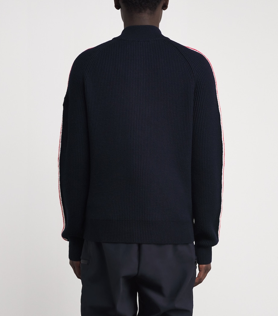 Merino Wool Dorianau Sweater 6109 MARIN/NEIGE Image 4