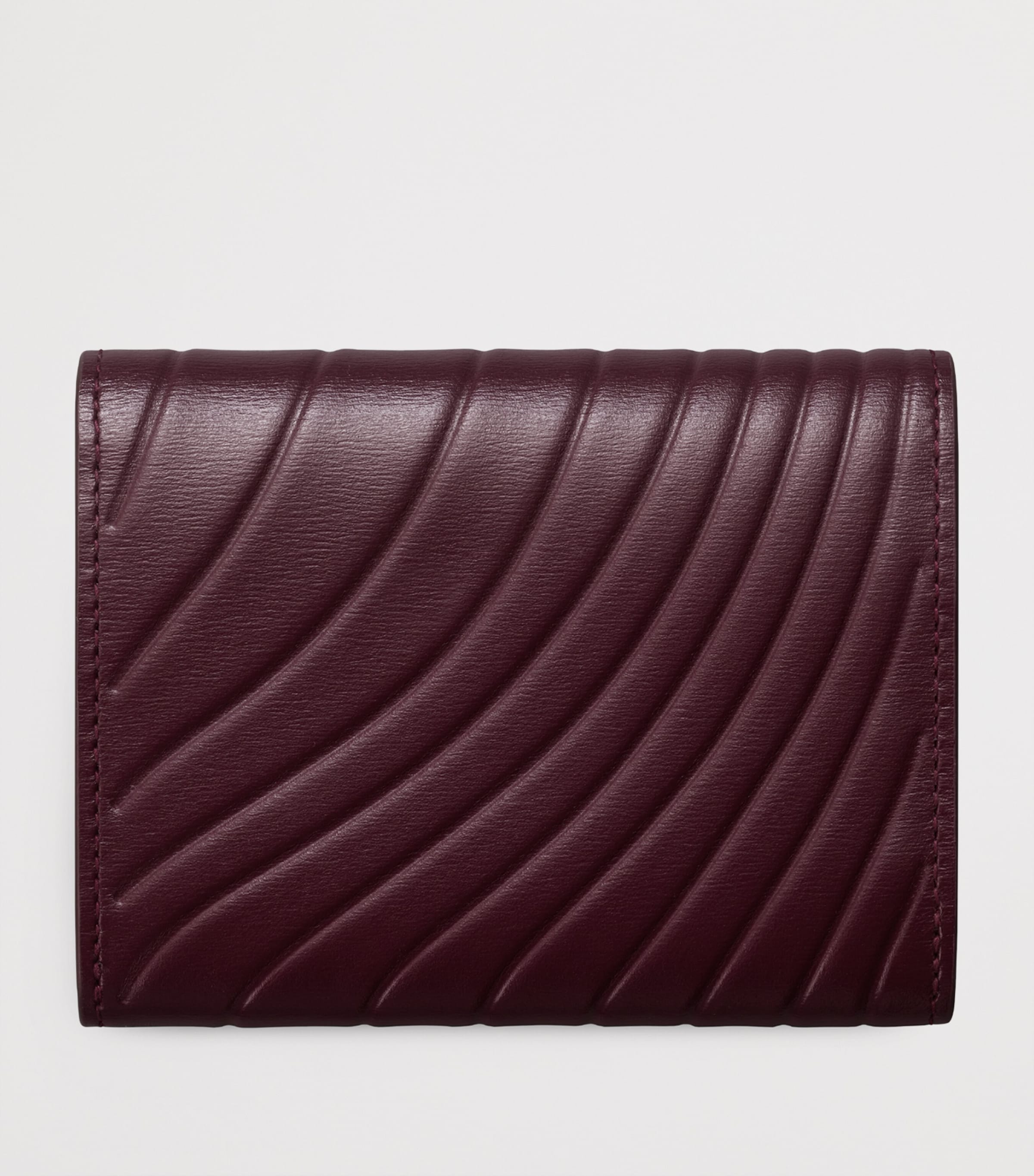 Mini Leather Panthère de Cartier Wallet GRAPE Image 3