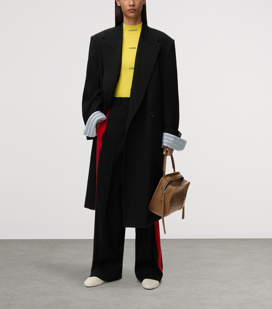 LOEWE Womens All-Over Logo Top Yellow Image 2