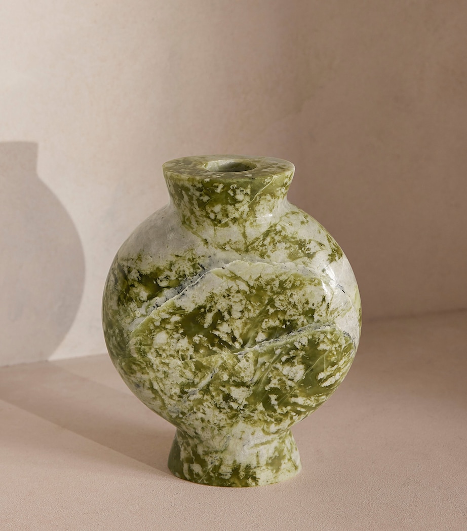 Marble Sesso Vase (18cm) GREEN Image 6
