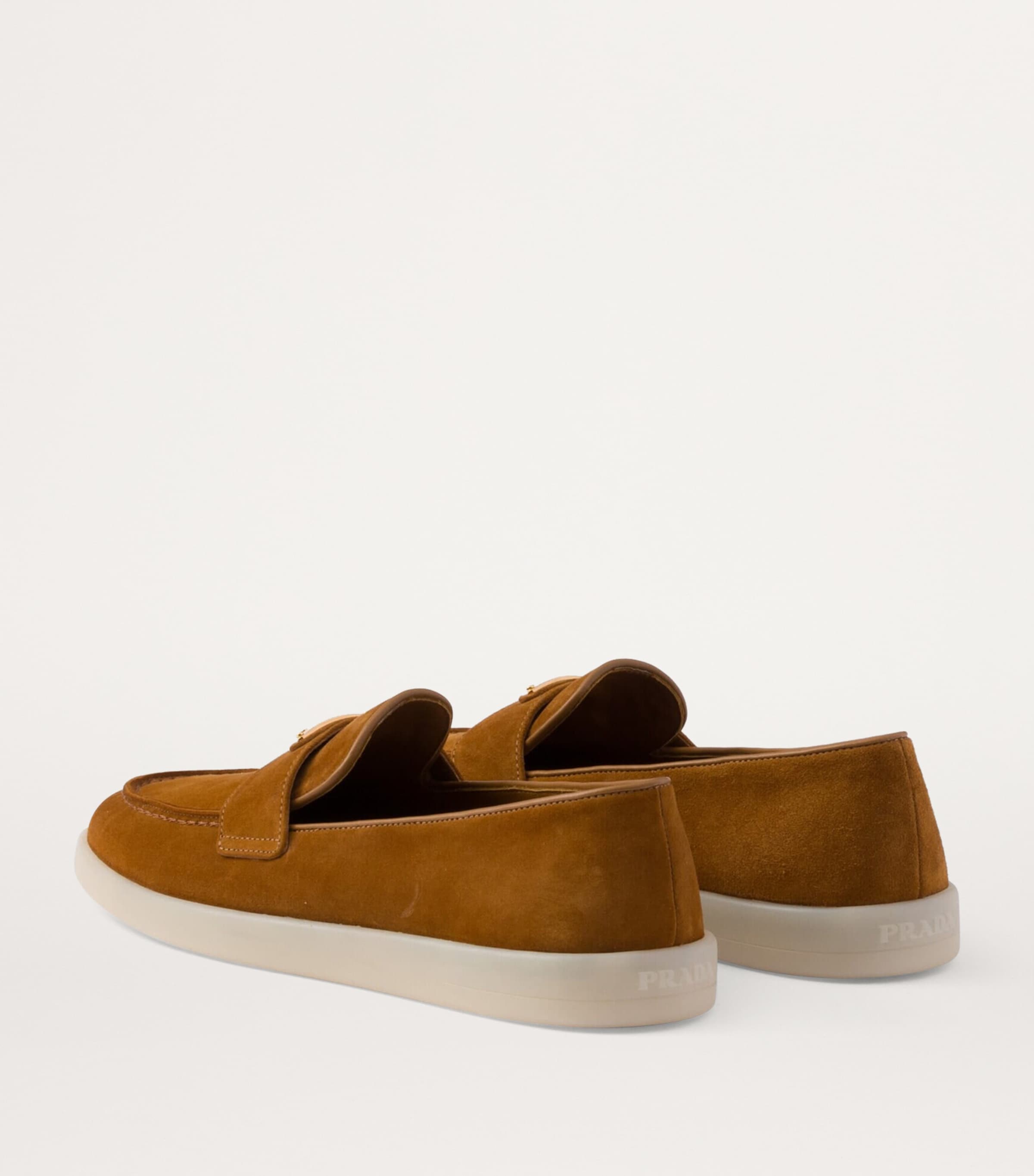 Suede Triangle Loafers F0046 Image 3