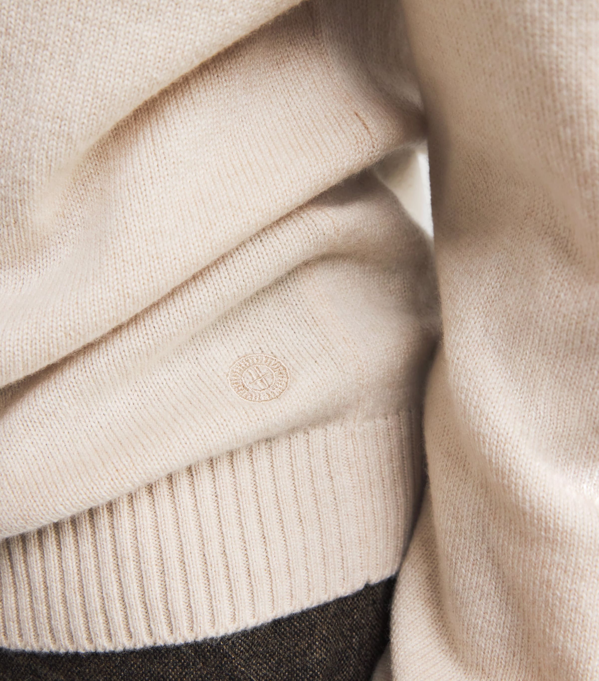 Cashmere Button-Down Sweater CANVAS Image 6