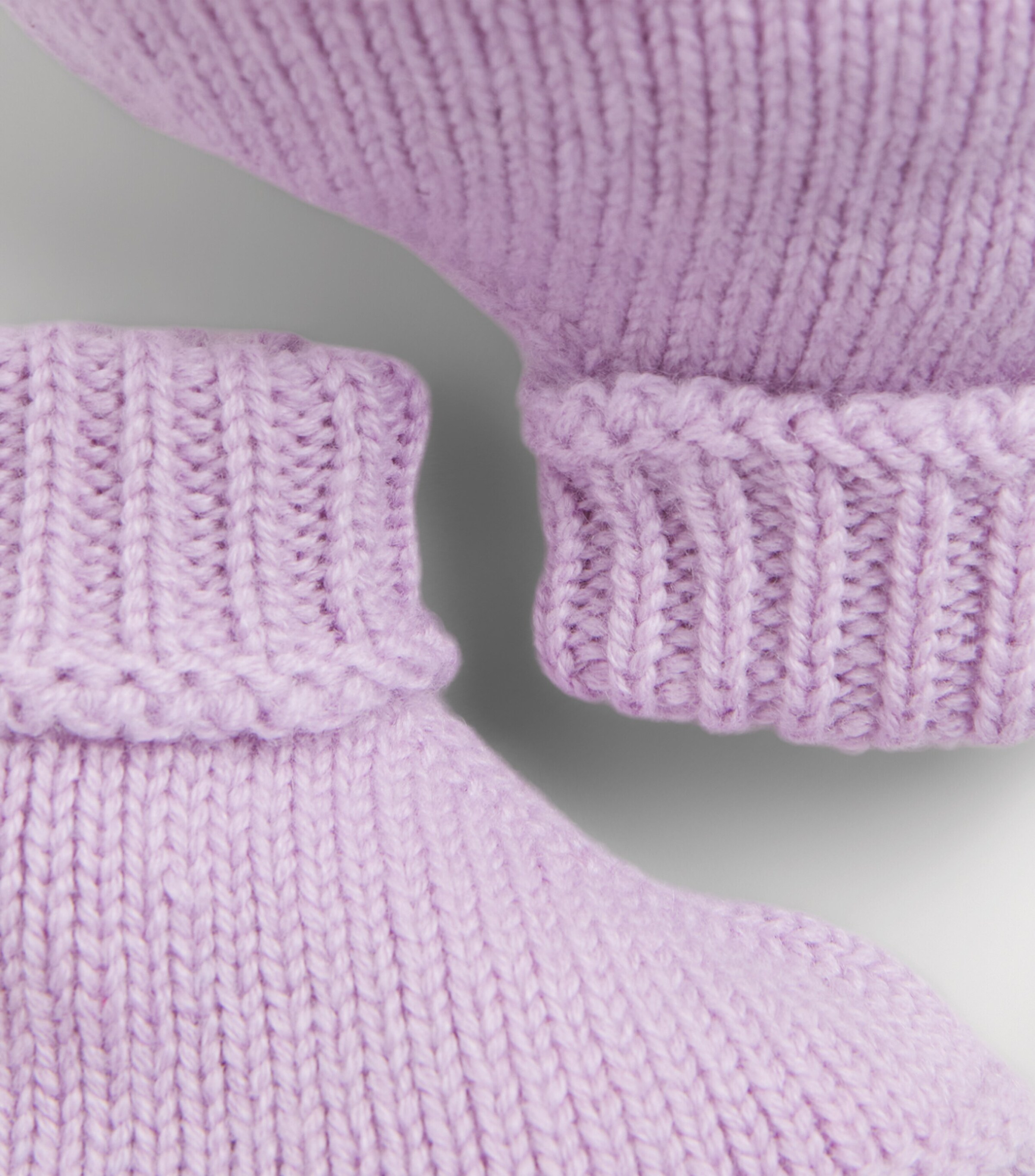 Rosie Sugden Cashmere Booties (0-12 Months) Lupin Image 3