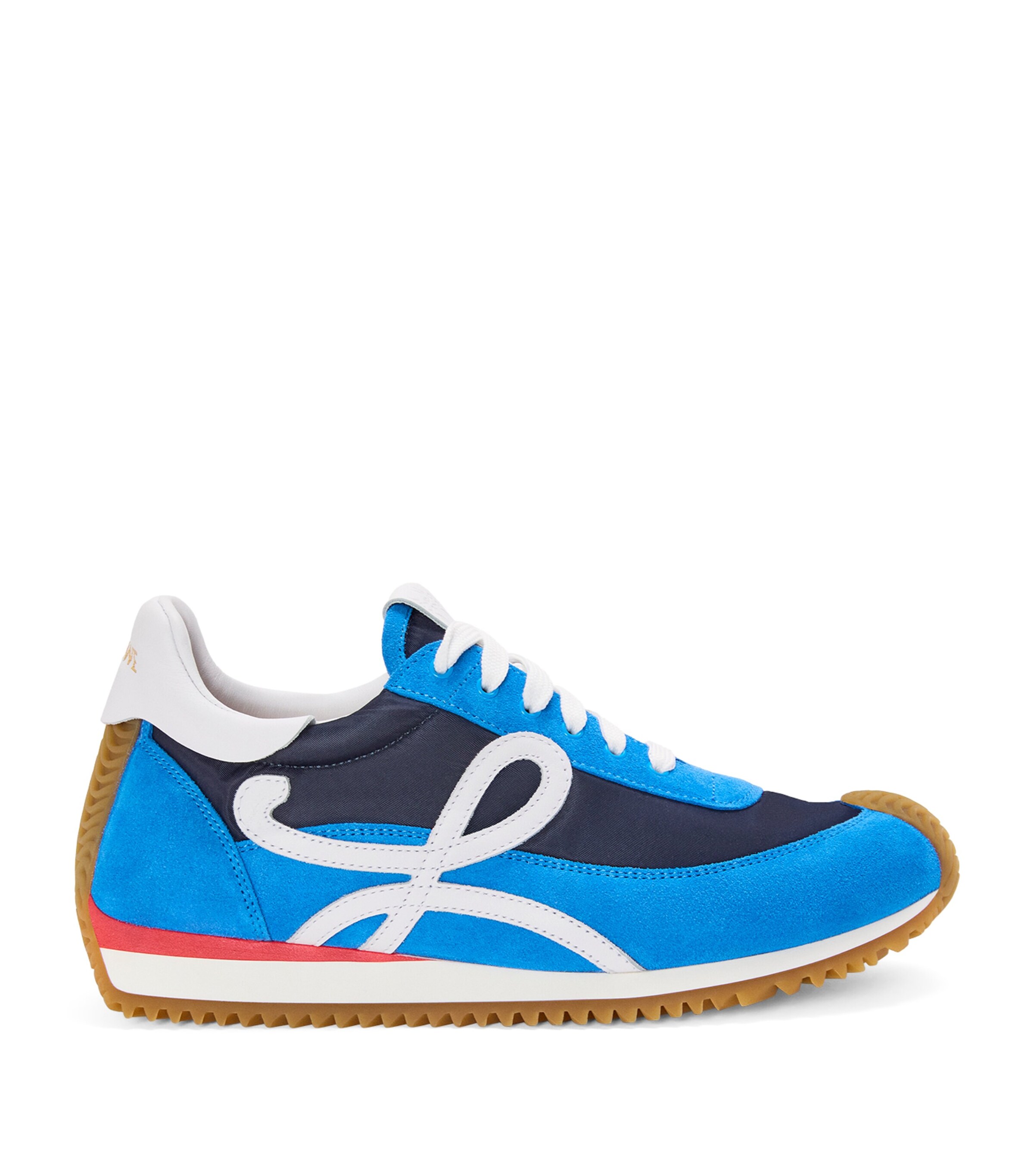 LOEWE Navy Calfskin Flow Runner Sneakers | Harrods US