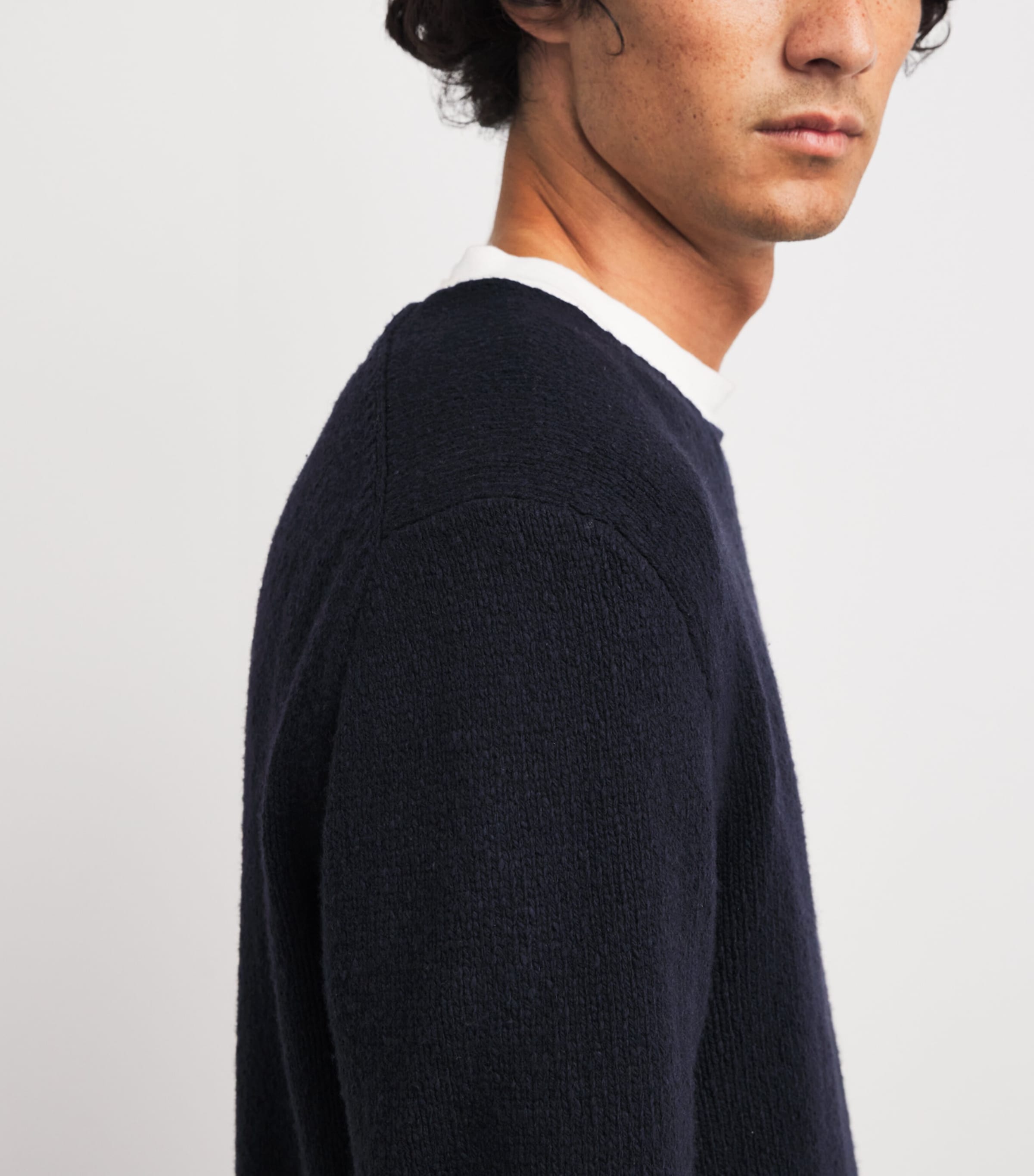 Nikola Wool Sweater DARK NAVY Image 5