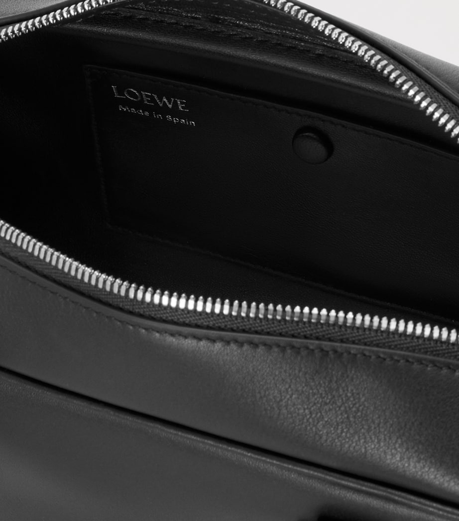 Leather Amazona 23 Top-Handle Bag BLACK Image 8