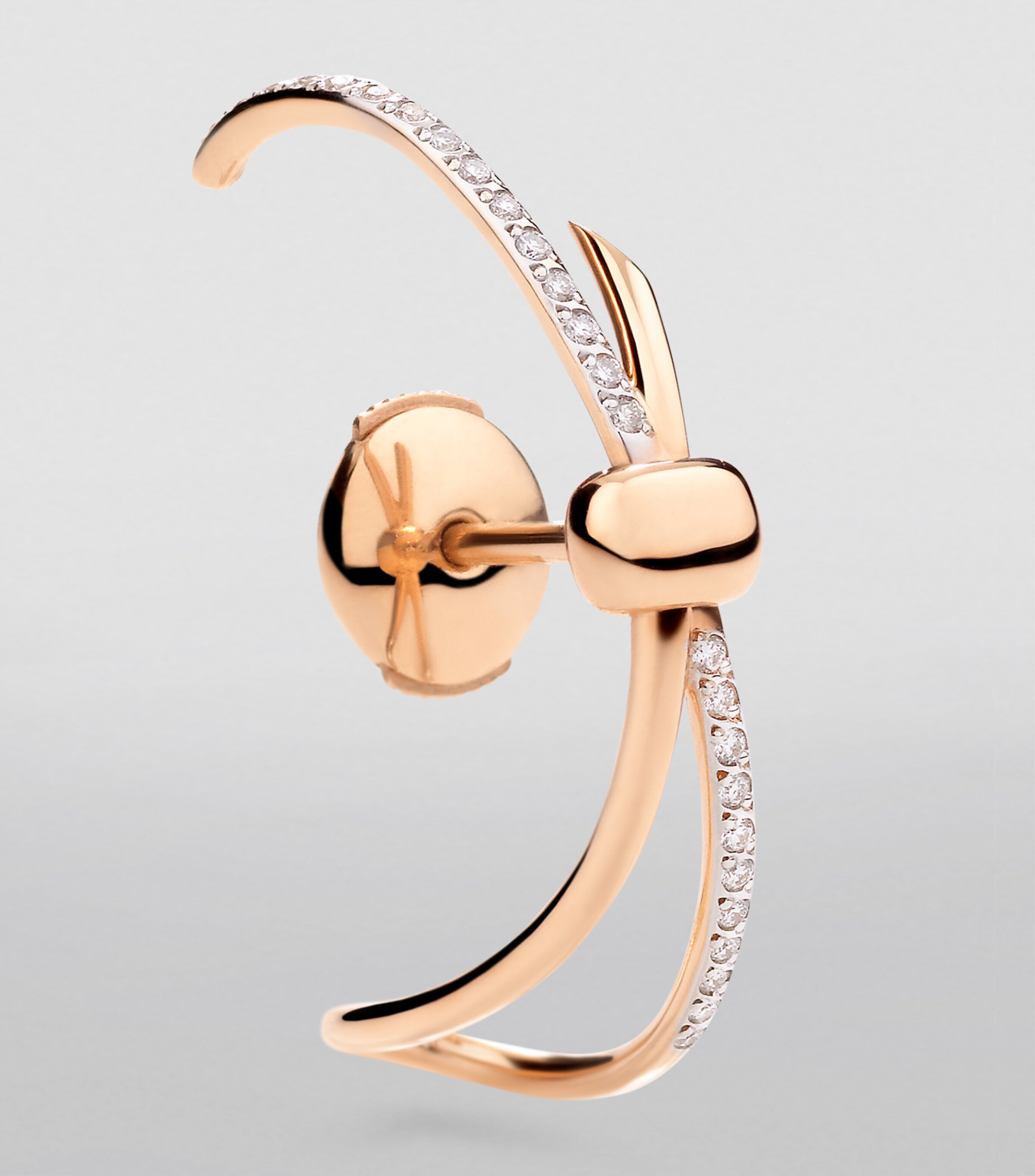 Rose Gold and Diamond Pomellato Together Ear Cuff DB000 Image 3