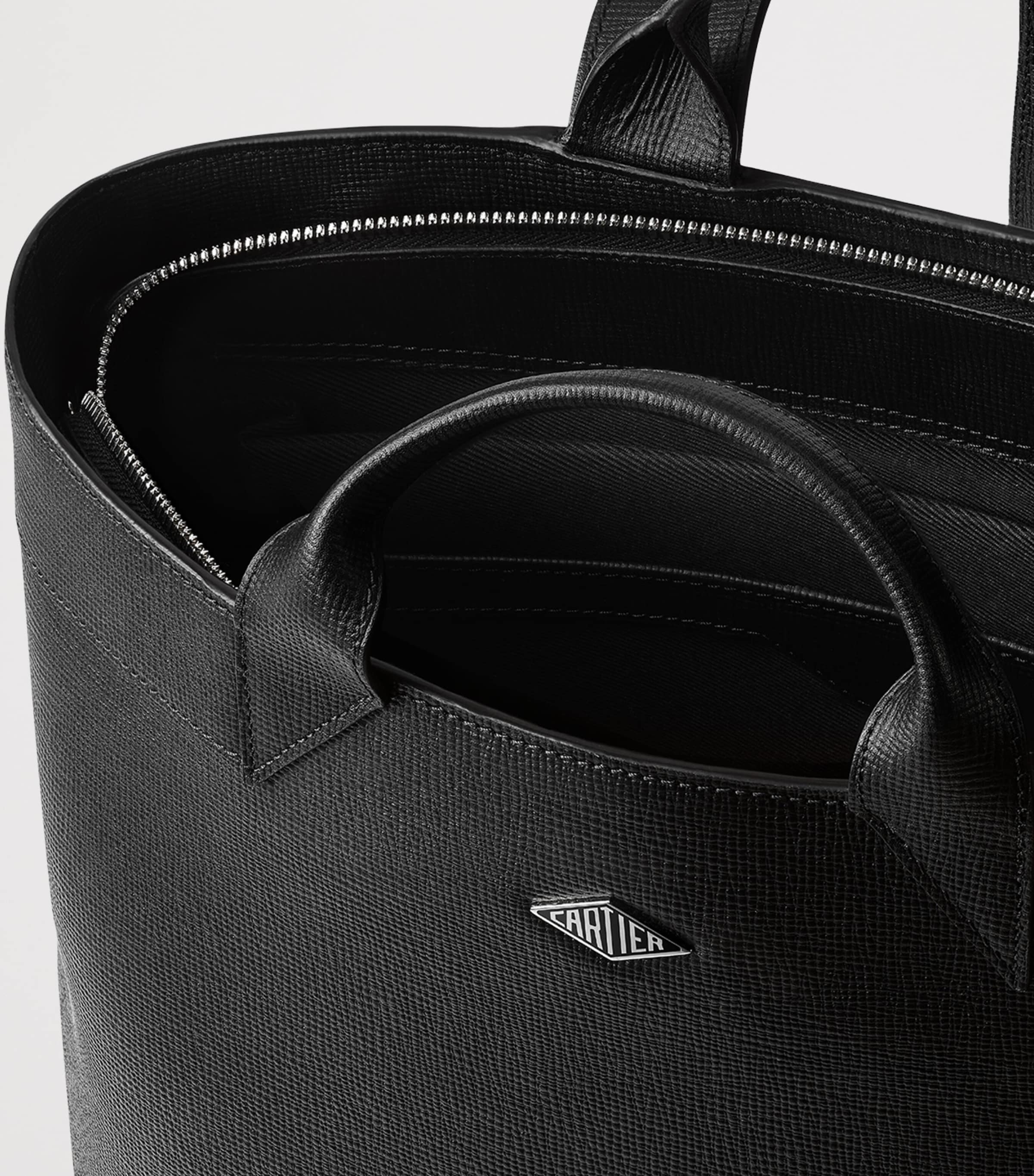 Cartier Leather Losange Backpack Black Image 5