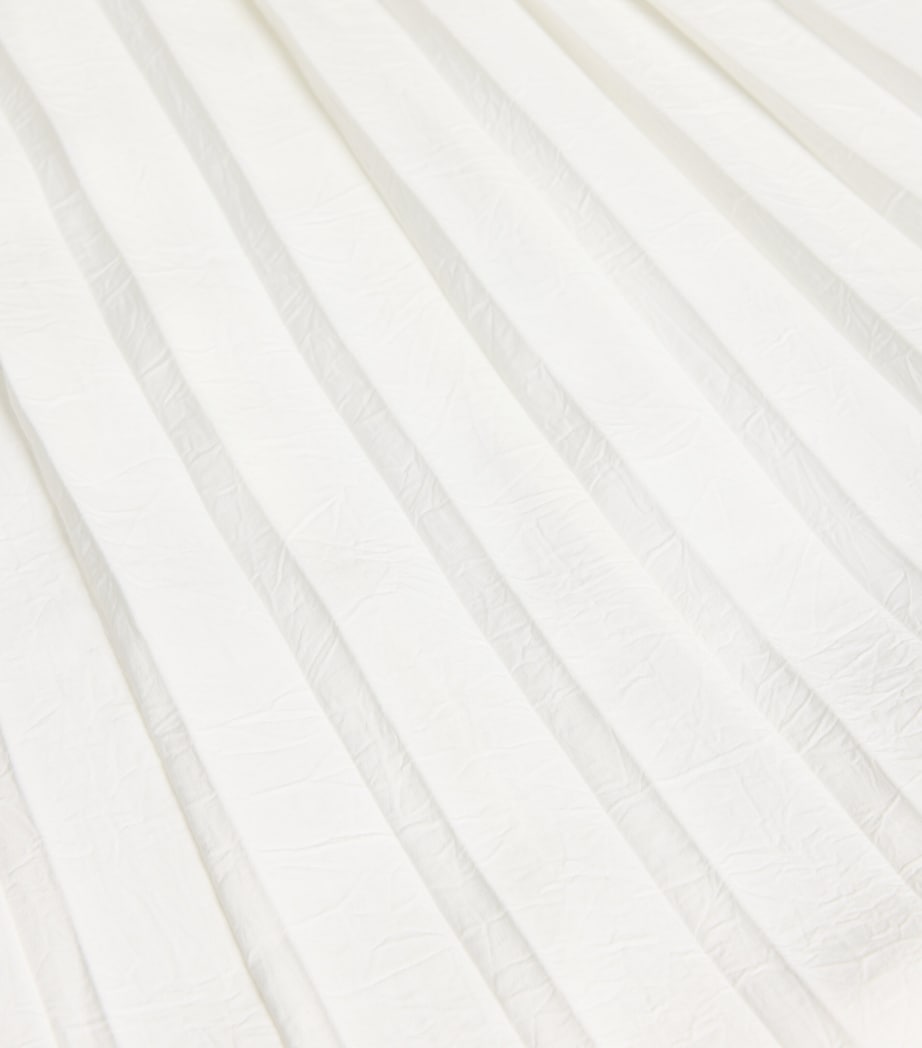 Pleated Sleeveless Top 101OWH-OFF WHITE Image 2