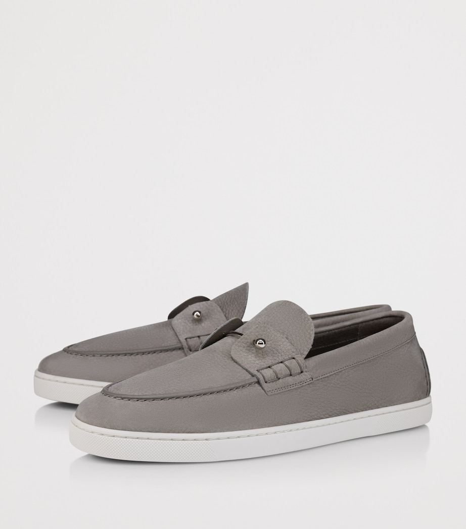 Christian Louboutin Chambeliboat Leather Boat Shoes Image 3