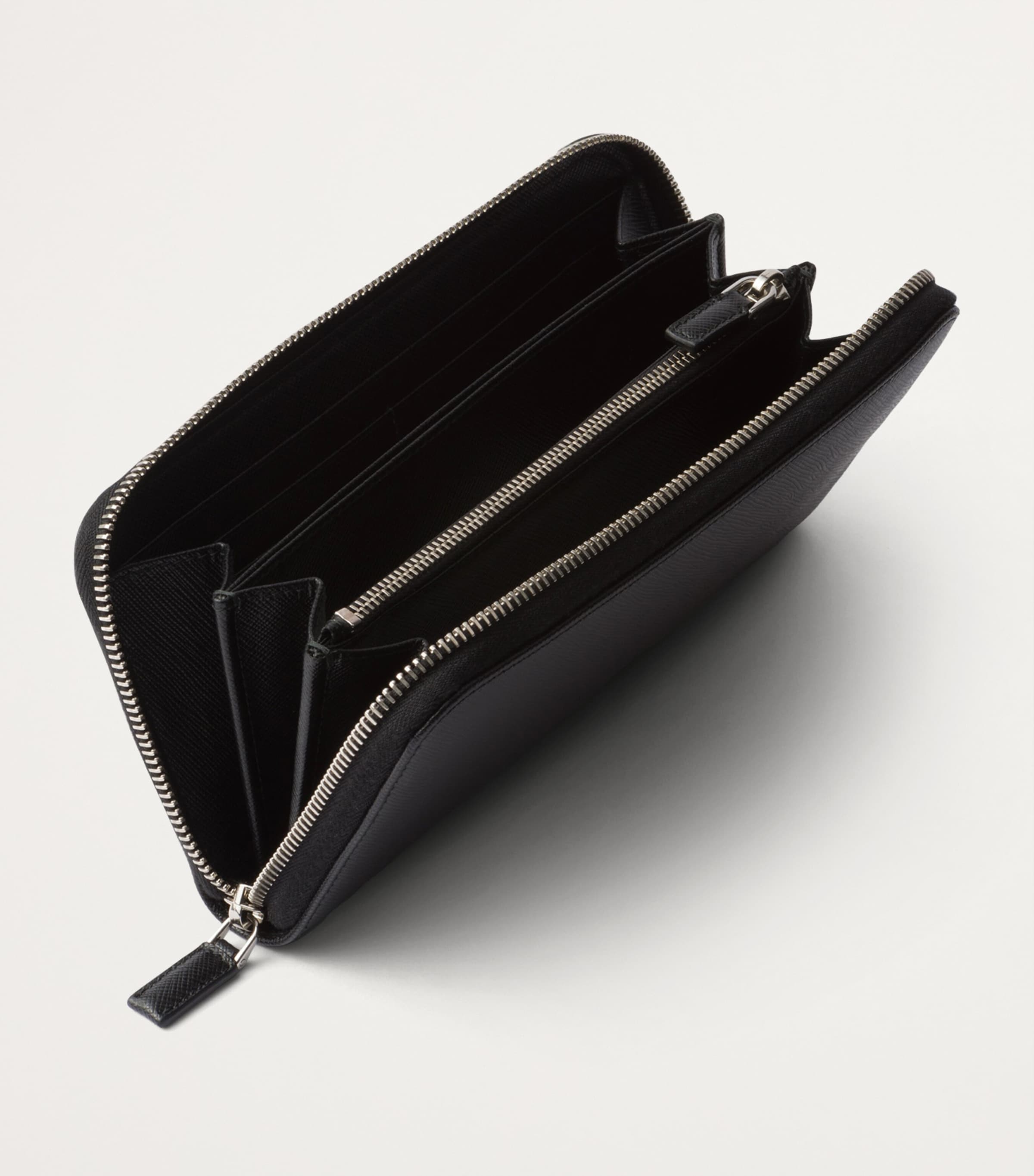 Saffiano Leather Zipped Wallet F0002 Image 3