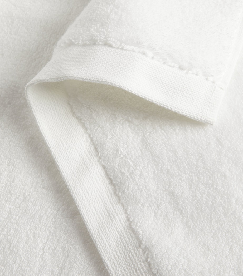 Olympia Bath Sheet (100cm x 180cm) WHITE Image 2