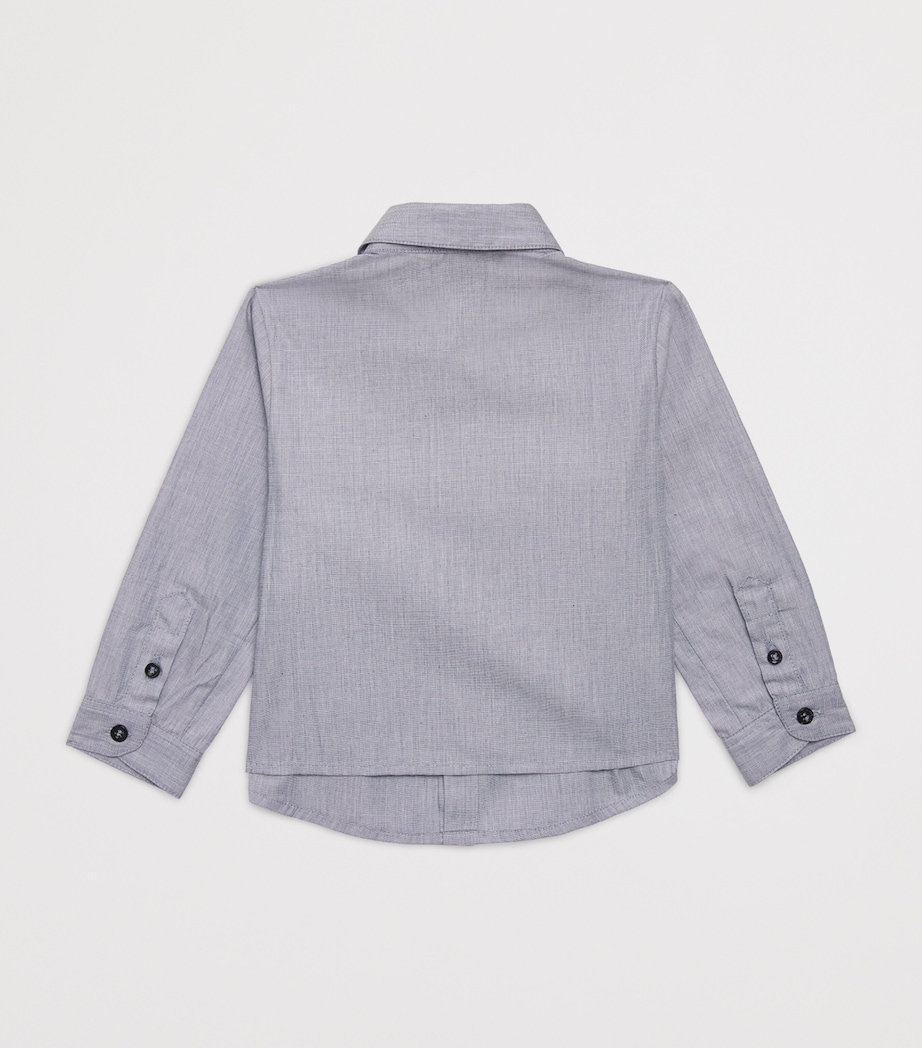 Logo Embroidered Shirt (6-36 Months) FB004 FANT.BLUE Image 2