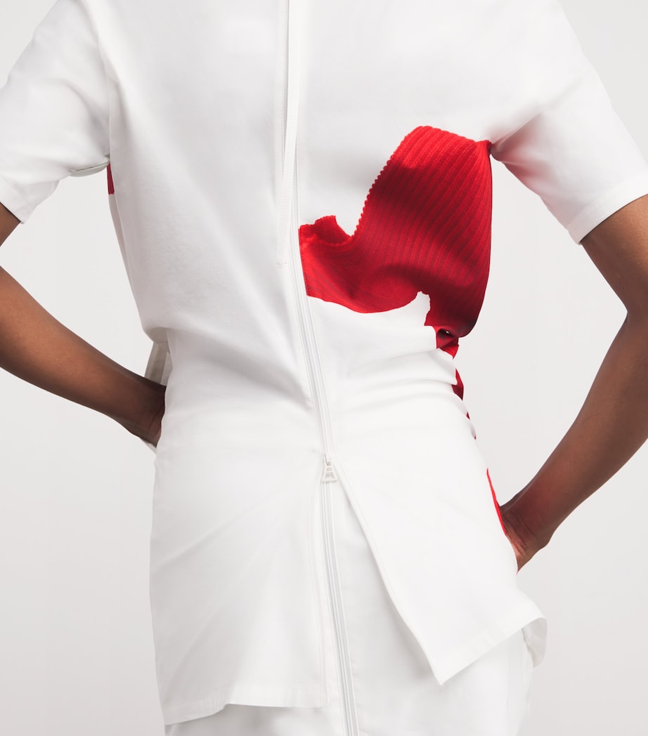 Cotton-Blend Knit As Represented Top RED Image 6