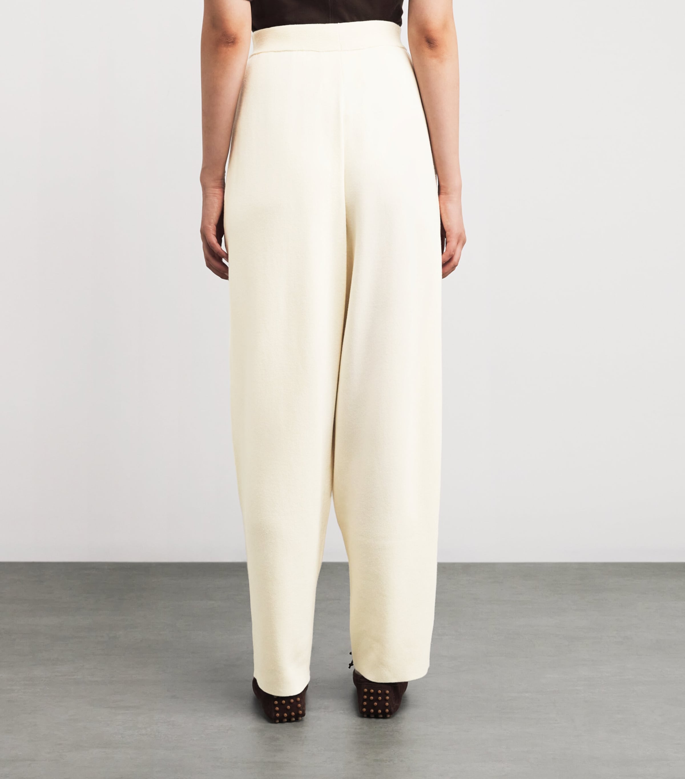 Cashmere Hayden Straight Sweatpants IVORY Image 4