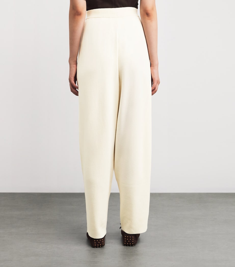 Cashmere Hayden Straight Sweatpants IVORY Image 4