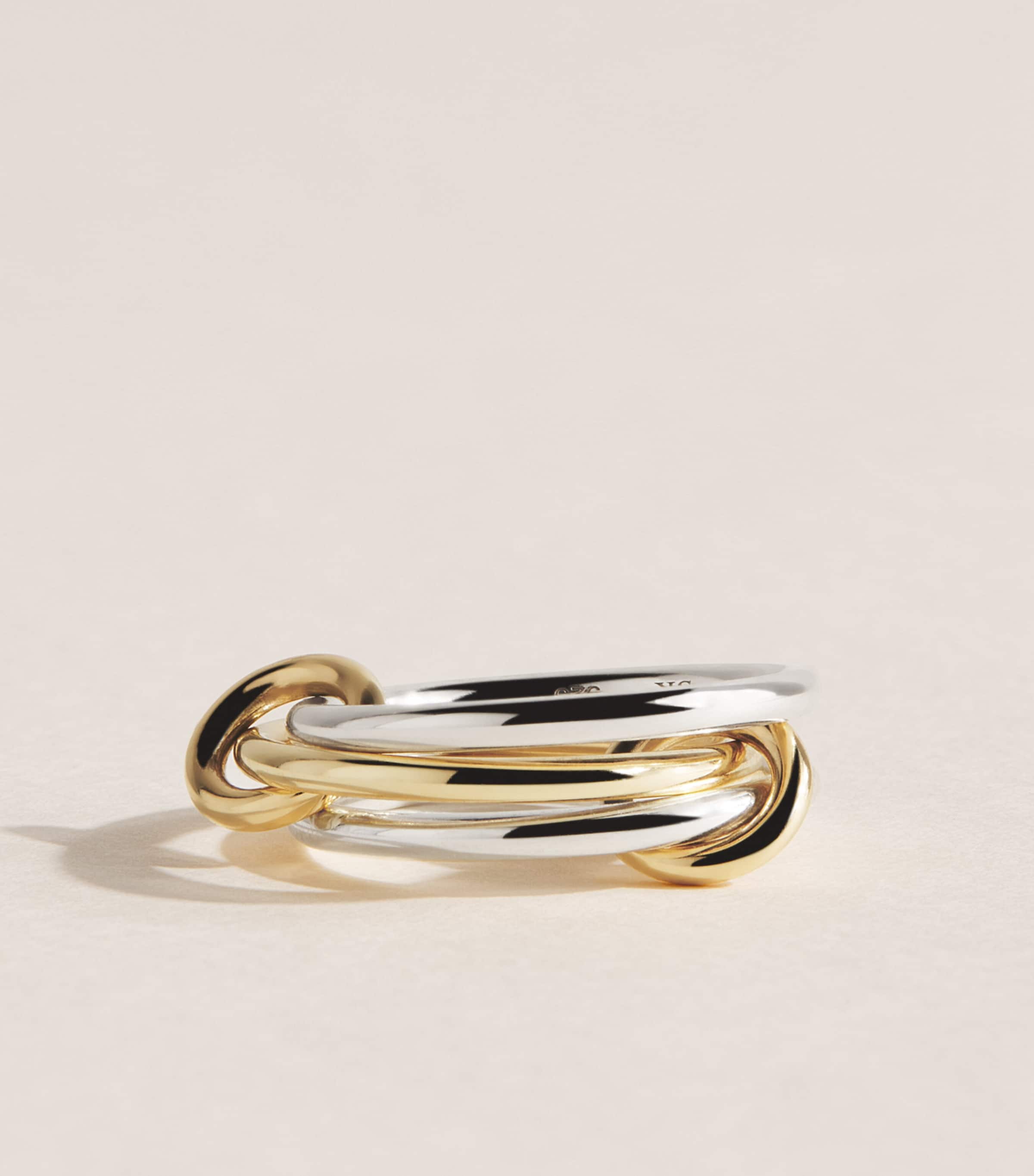 Spinelli Kilcollin Sterling Silver and Yellow Gold Solarium Ring Sterling Silver Image 1
