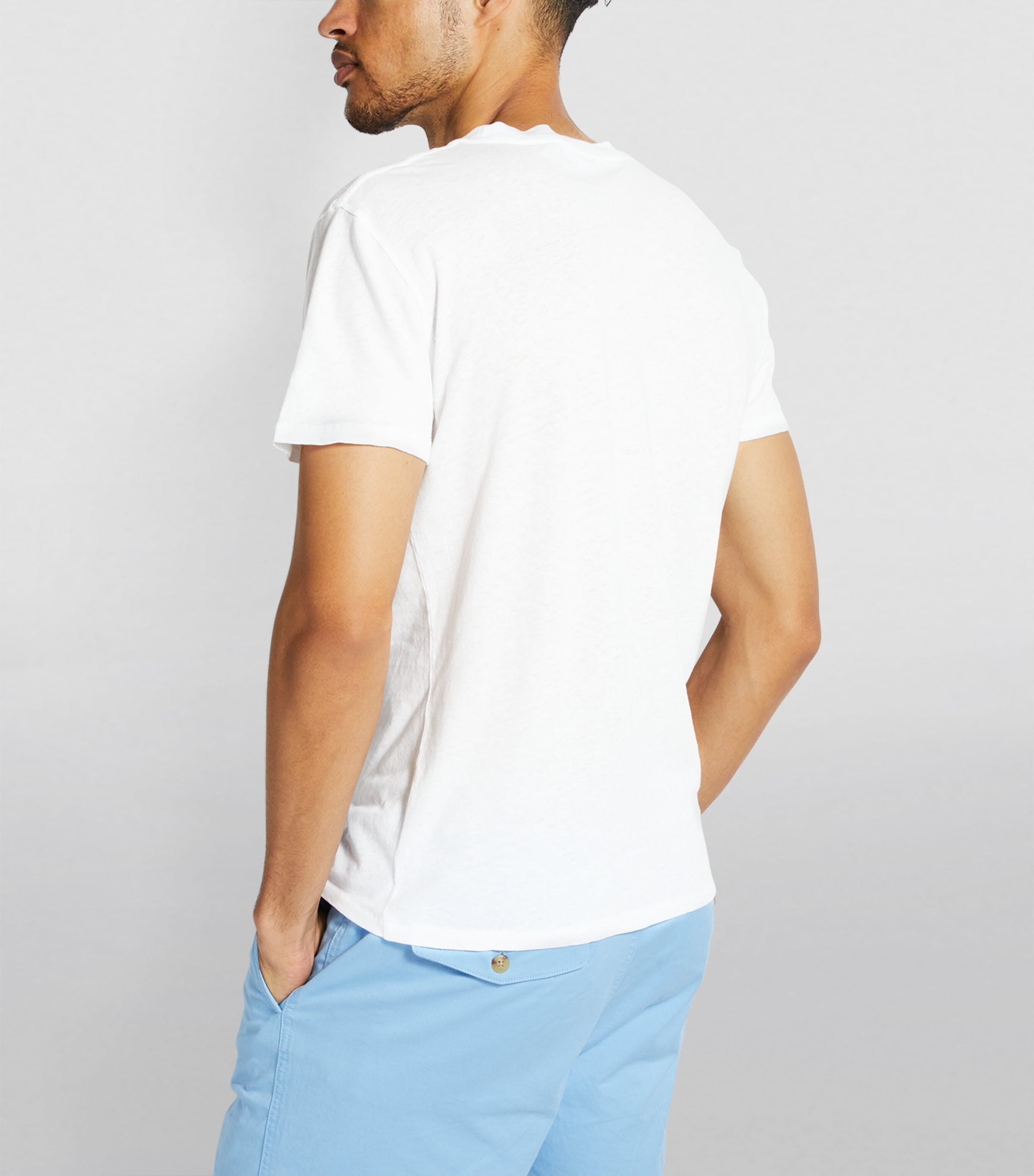 Cotton-Linen T-Shirt WHITE Image 5