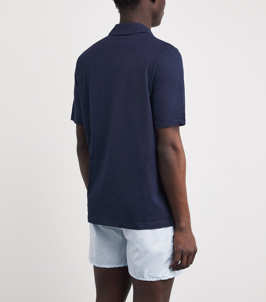 Jersey Night & Day Henley Shirt 1610-DEEP NAVY Image 4