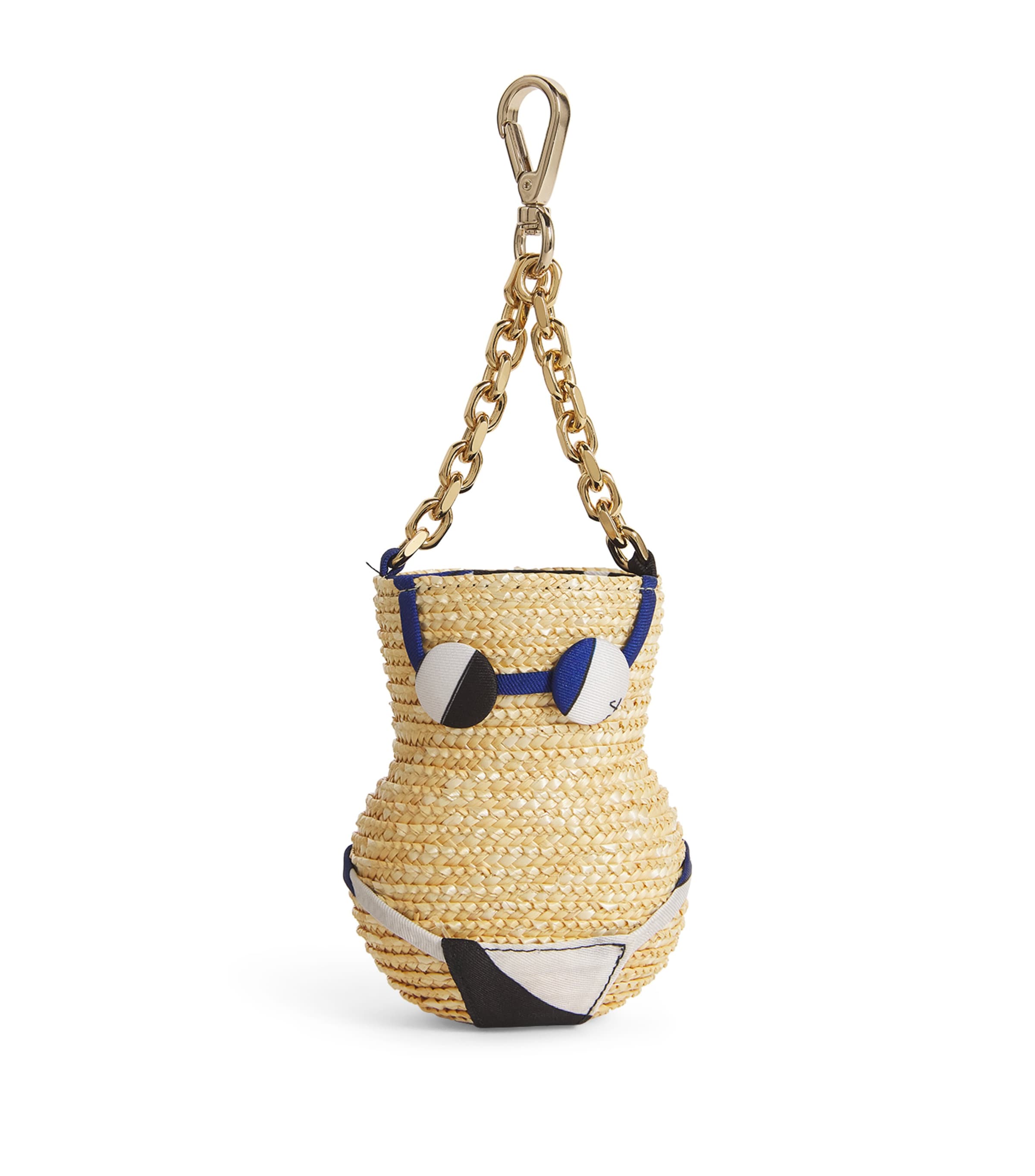 Pucci Raffia Bikini Keyring