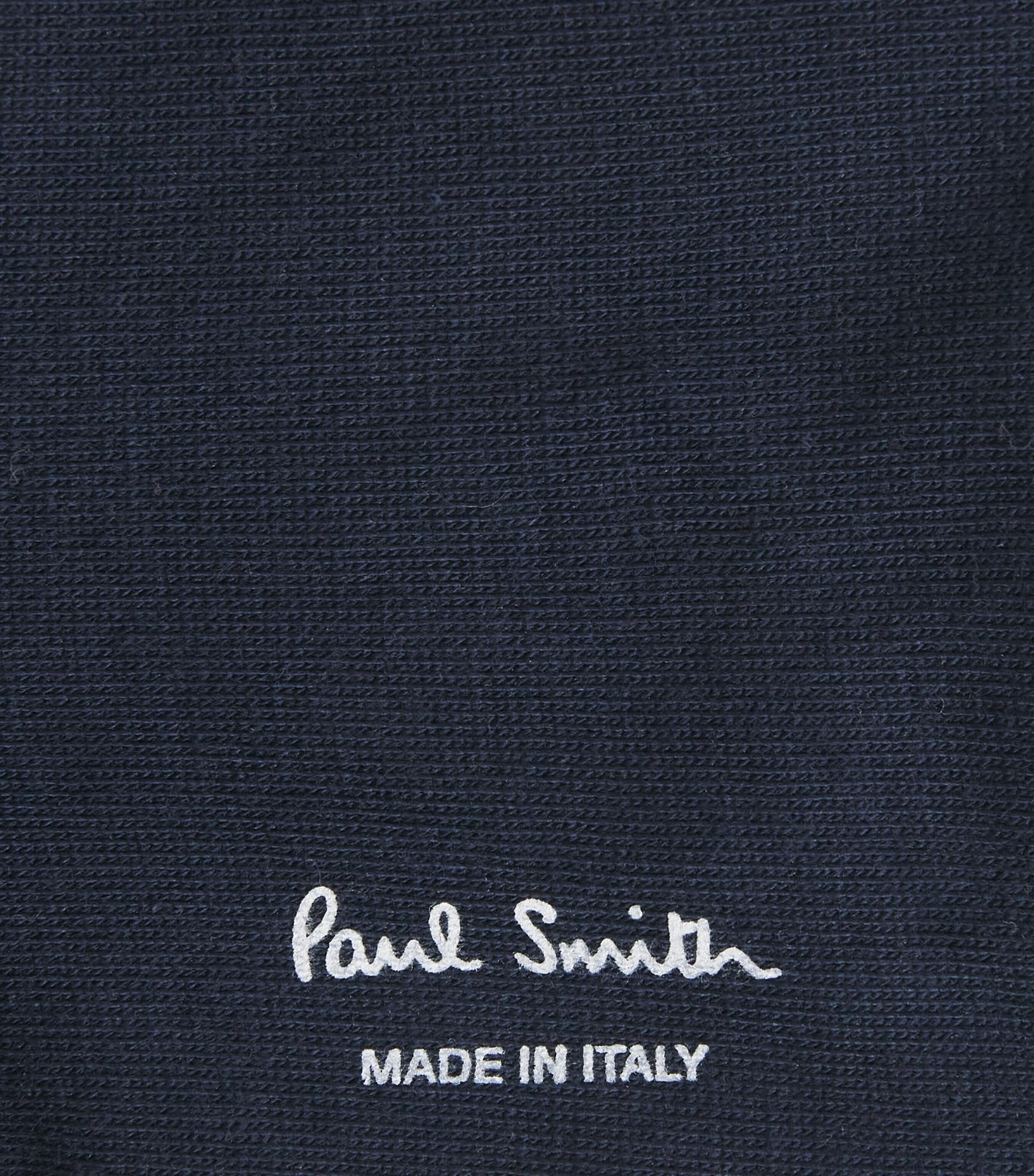 Organic Cotton-Blend Embroidered Holiday Socks 47 BLUE Image 2