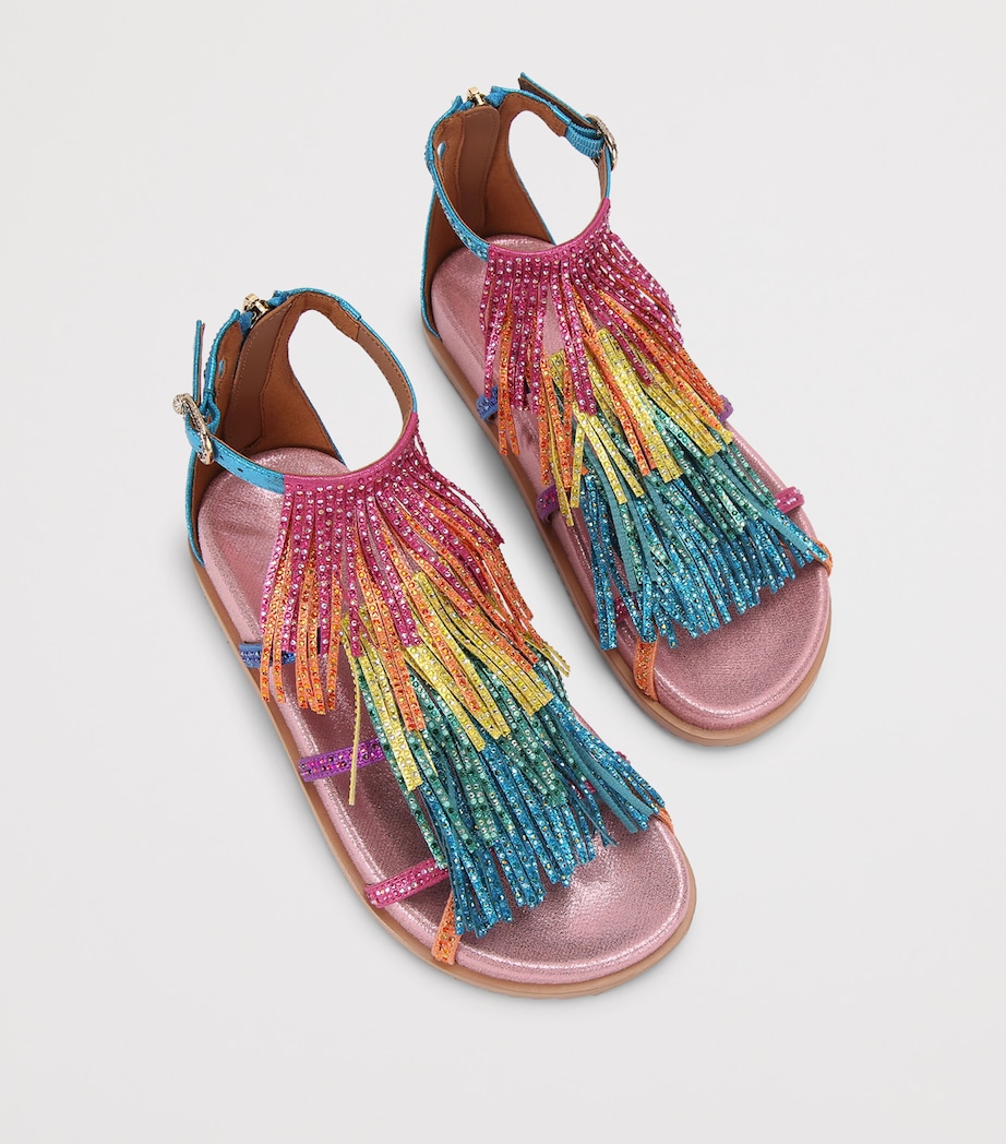 Kurt Geiger London Fringe Sandals Mult/other Image 4
