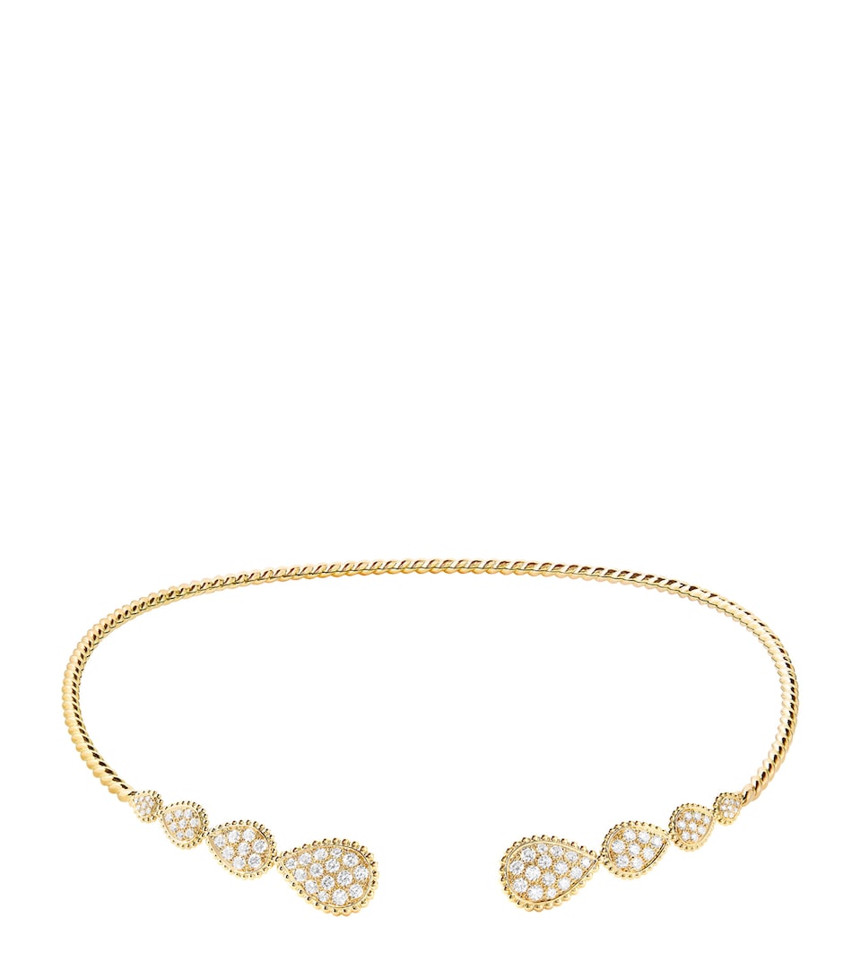 Yellow Gold and Diamond Serpent Bohème Choker