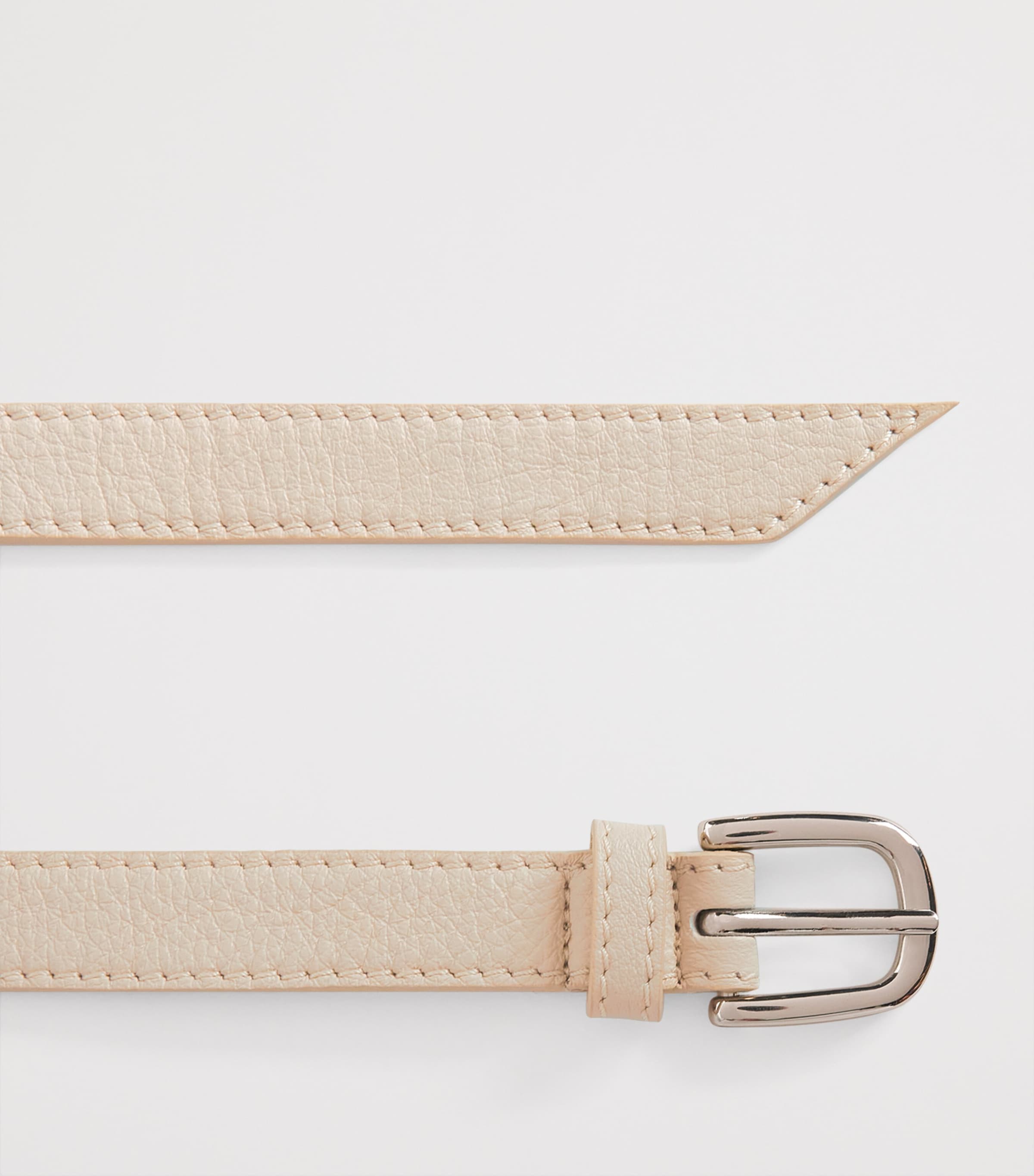 Eleventy Leather Belt Sabbia Image 3