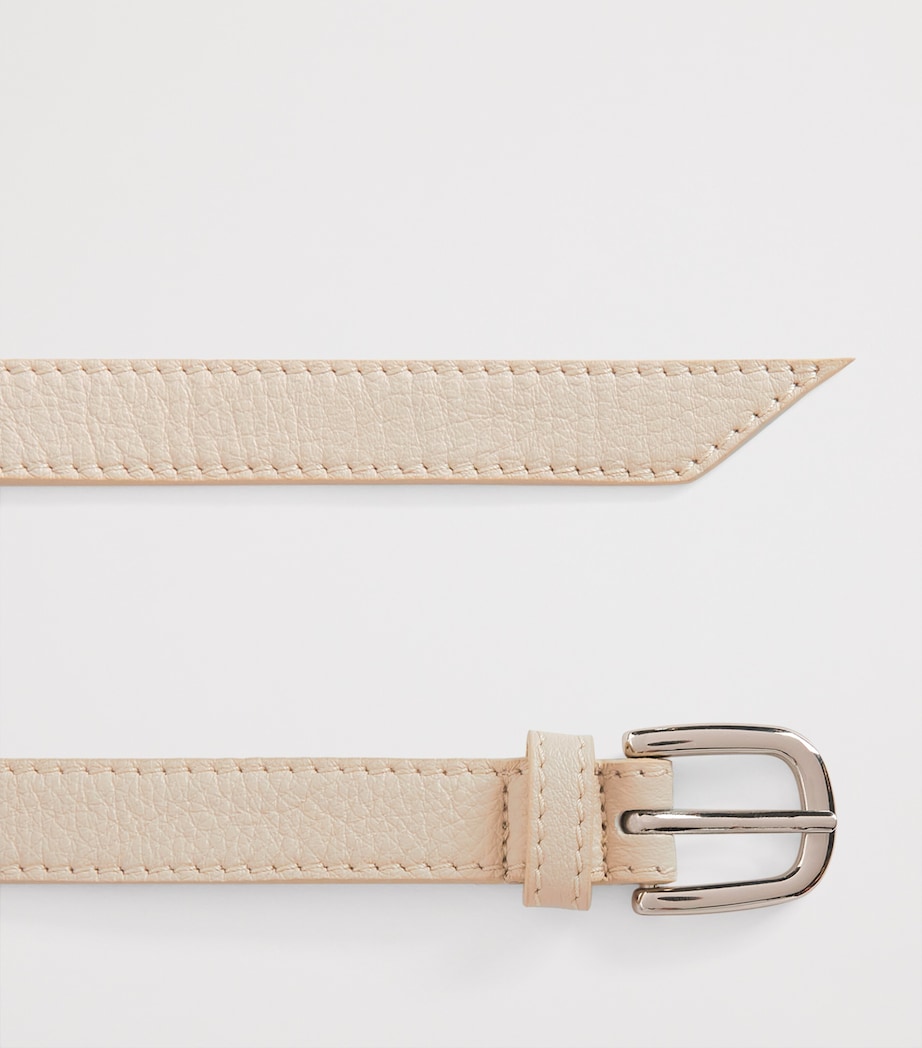 Eleventy Leather Belt Sabbia Image 3