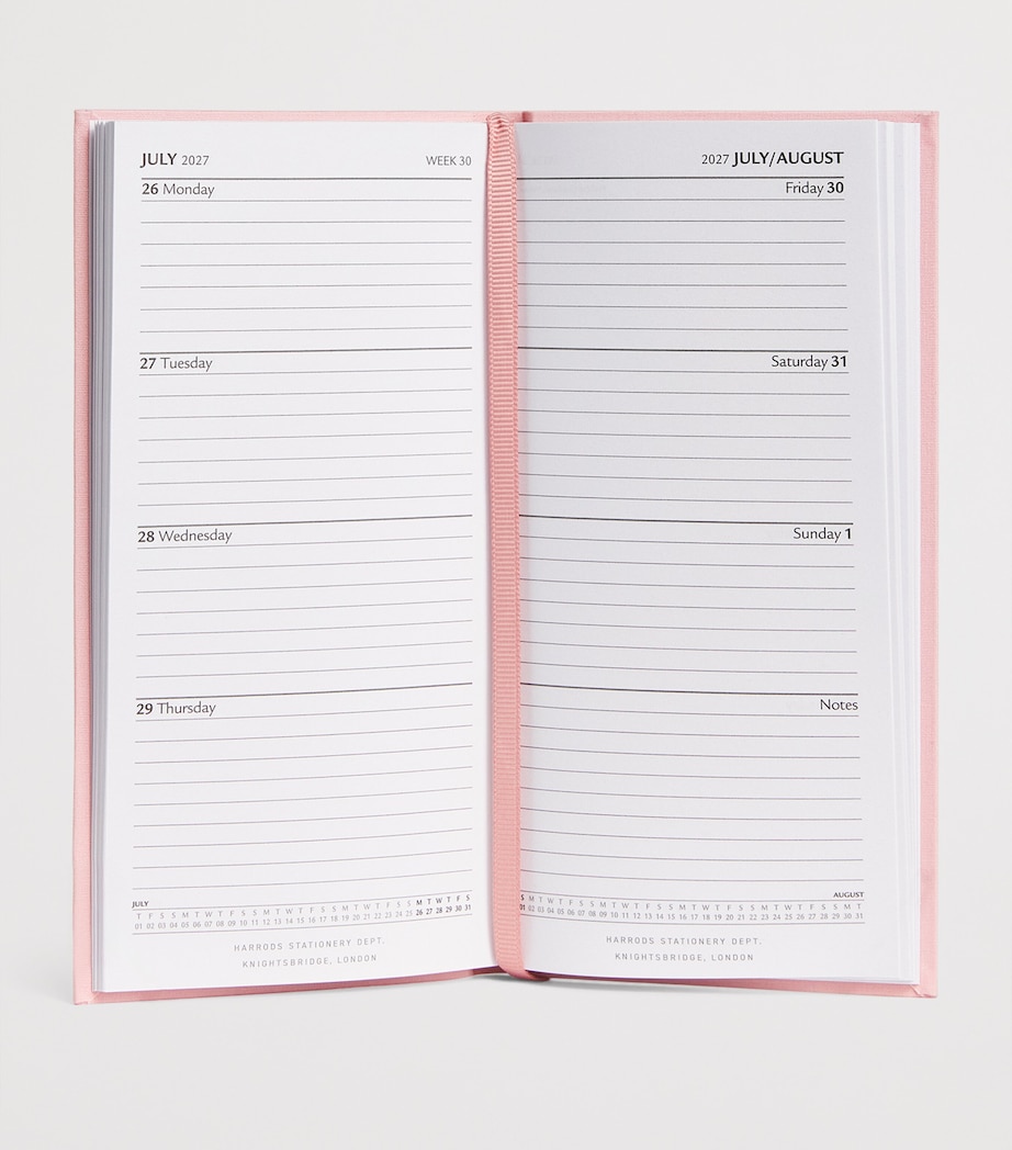 Harrods Slim 2027 Diary Pink Image 2