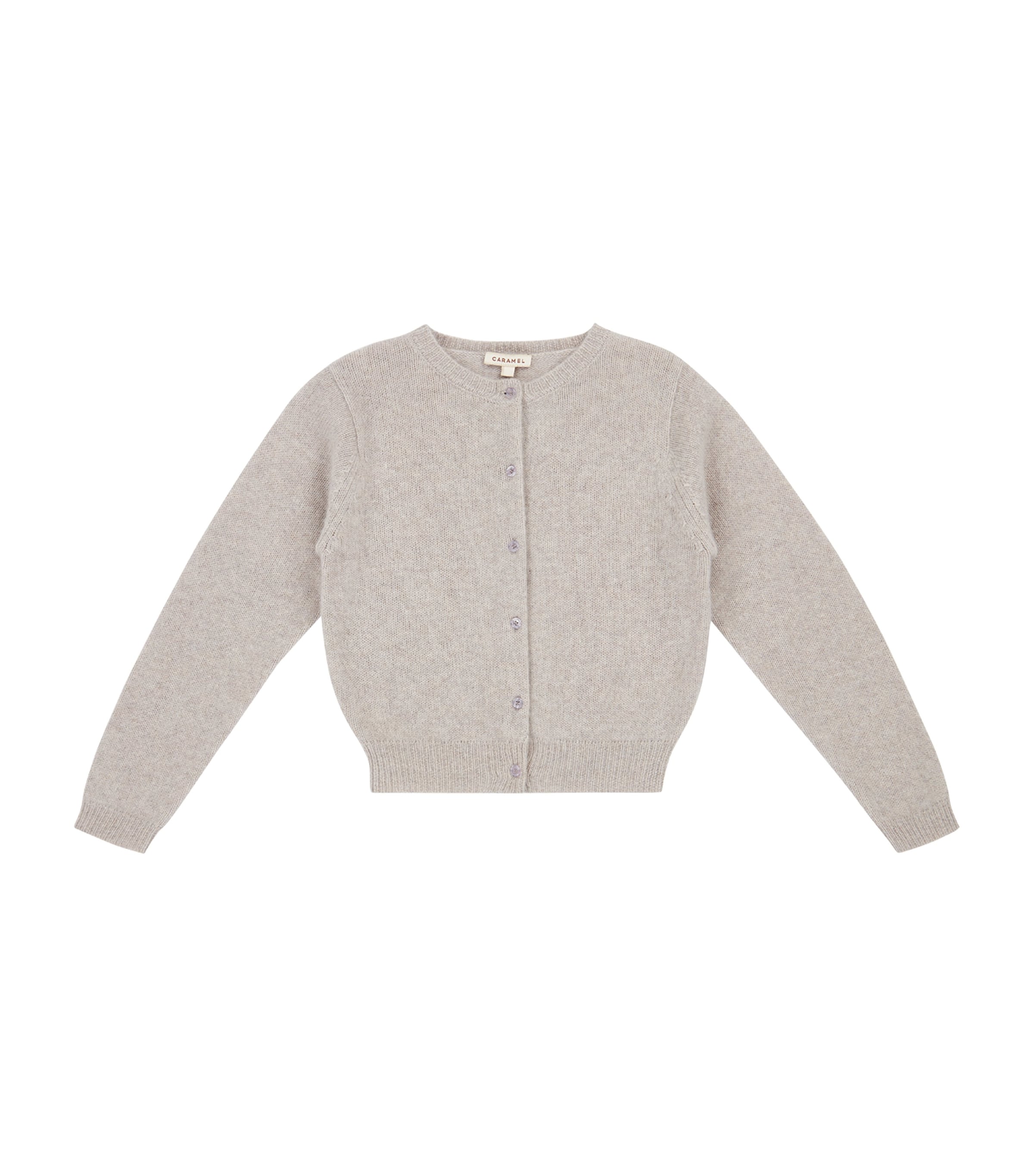 Shop Caramel Cashmere Rosa Cardigan In Ivory