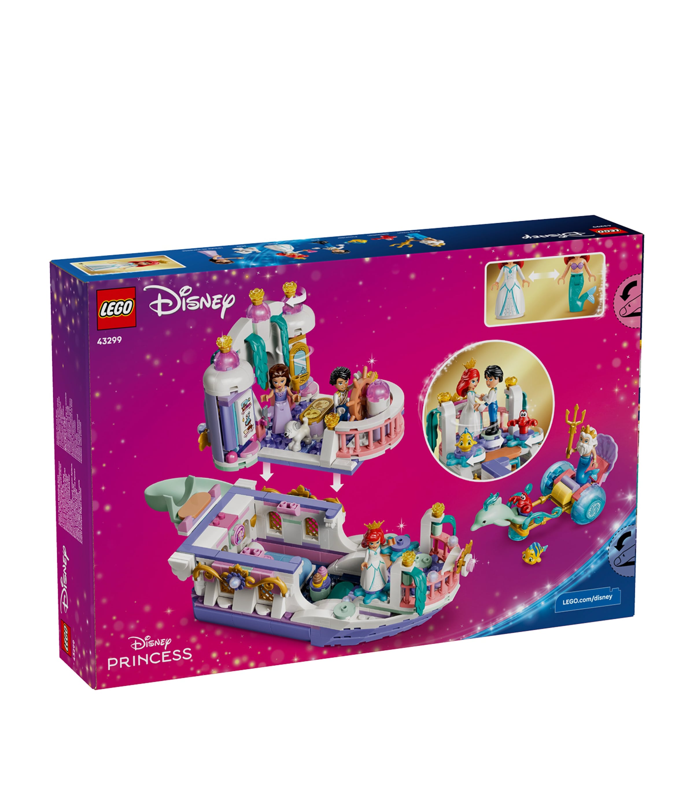 Lego Disney Princess Ariel’s Royal Wedding Boat 43299 Image 2