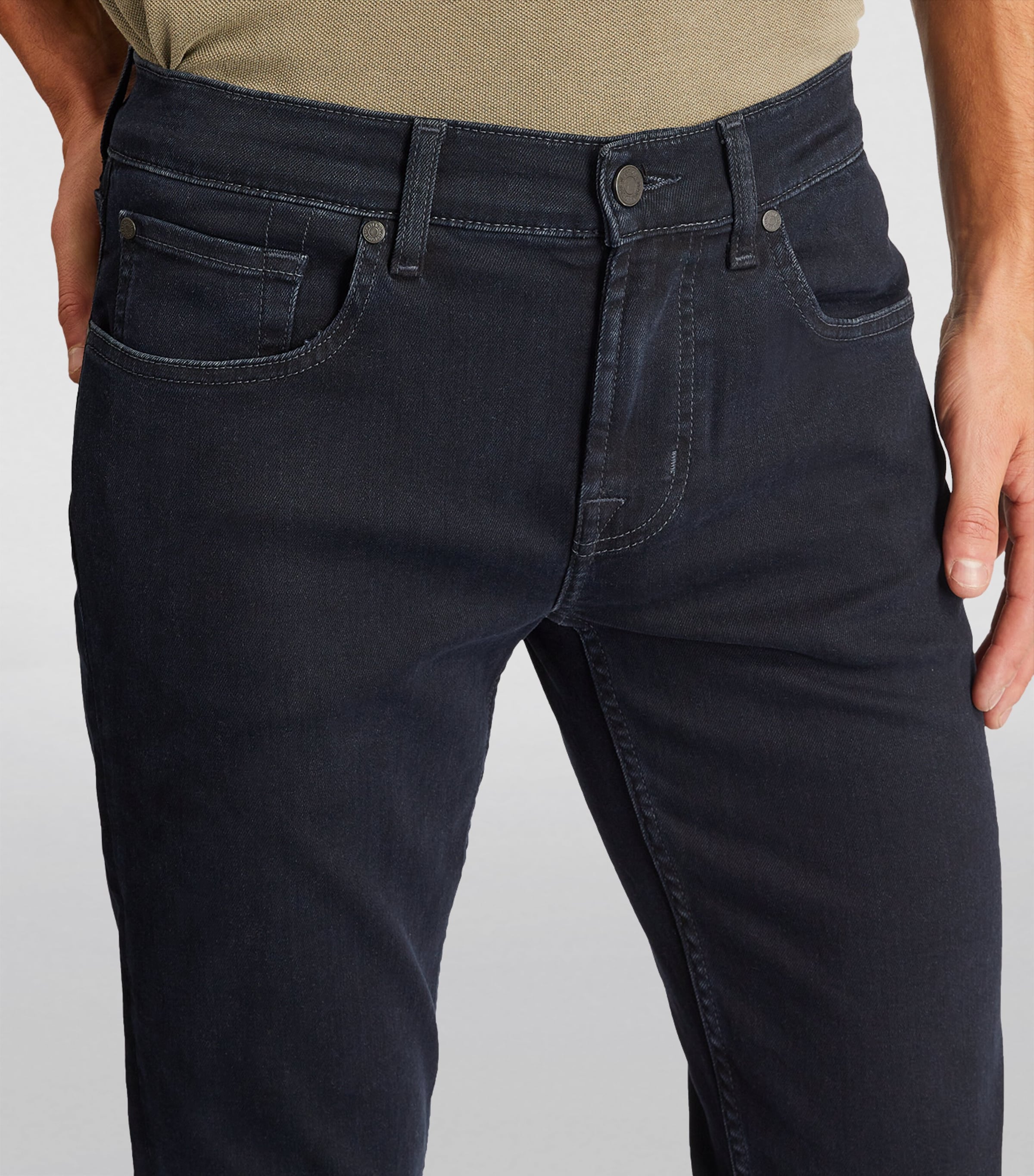 Slimmy Tapered Jeans BLUE BLACK Image 6
