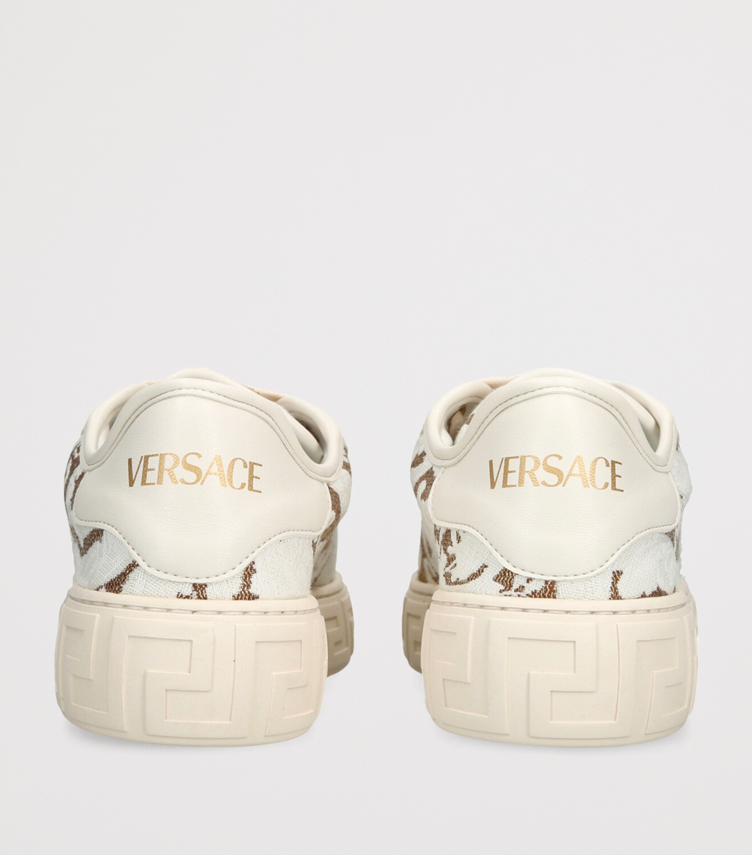 Versace Kids Jacquard Barocco Sneakers White/comb Image 2