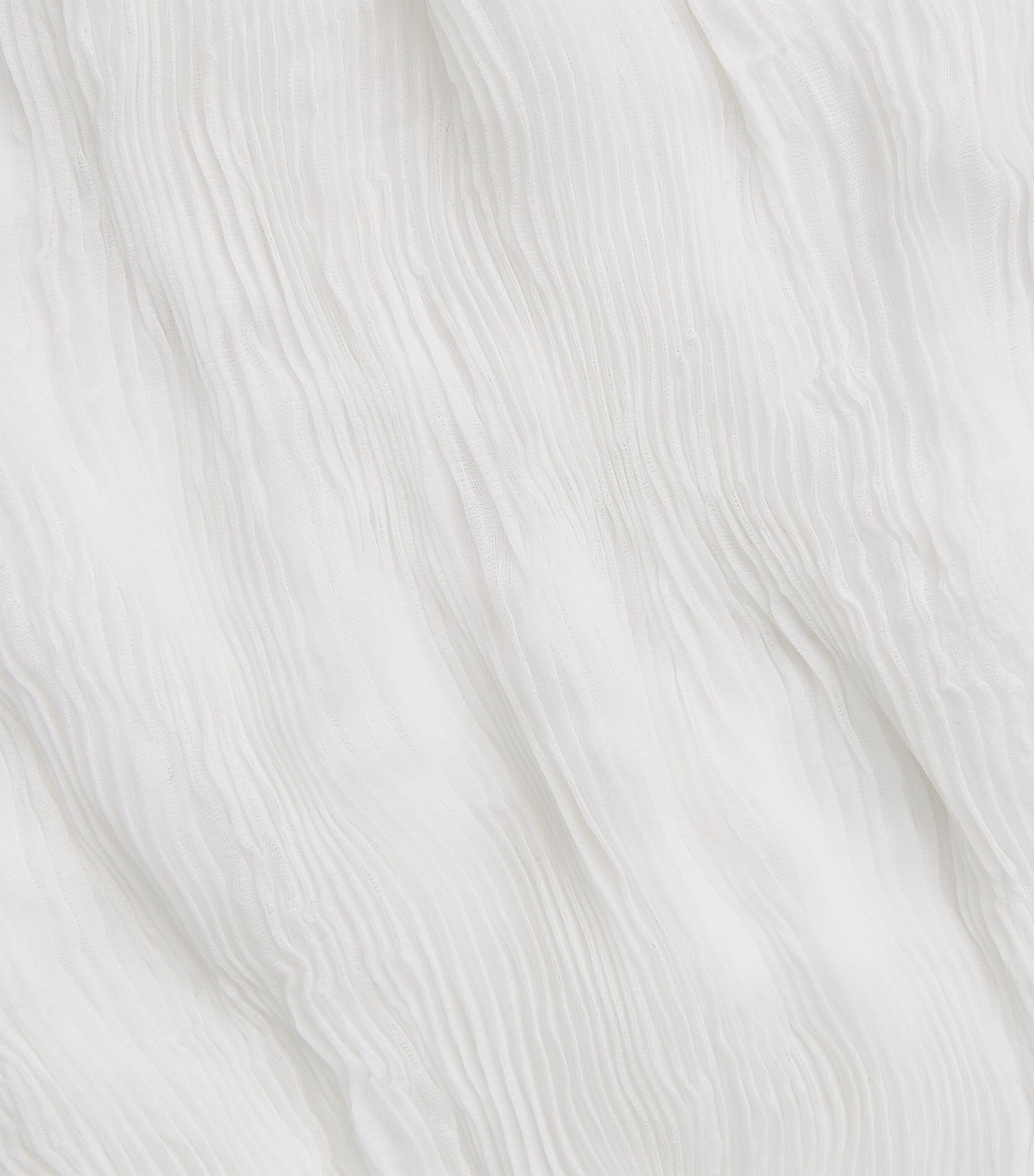 Issey Miyake White Semi-Sheer Chiffon Twist Top | Harrods US