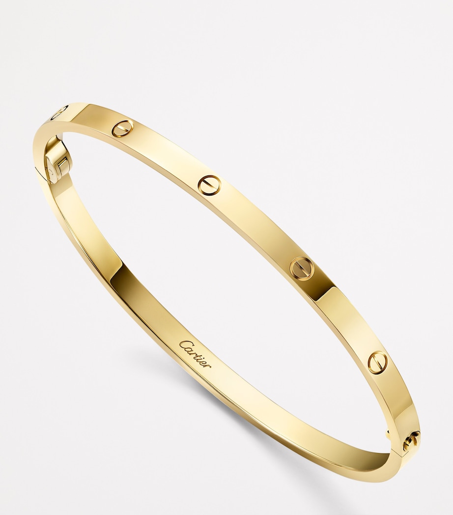 LOVE Small Yellow Gold Bracelet YELLOW GOLD Image 6