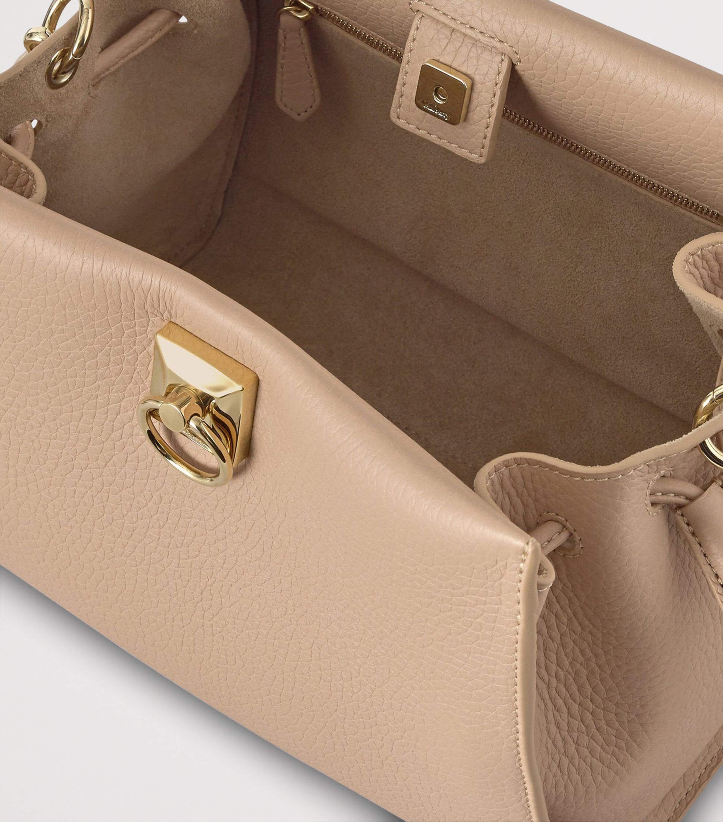 Mulberry Small Leather Iris Shoulder Bag Crumpet Image 3