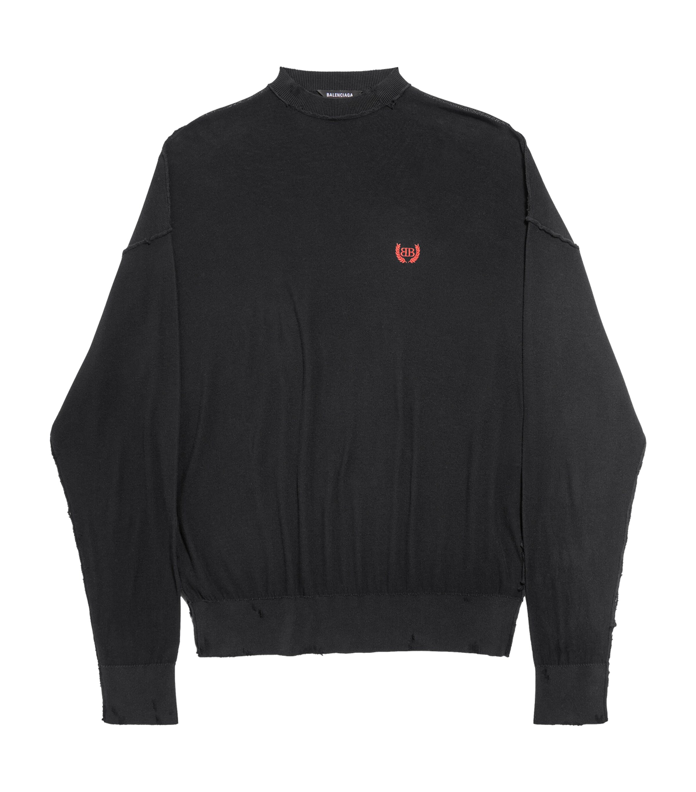 Balenciaga Mens Cotton-Silk Oversized Sweater Image 1